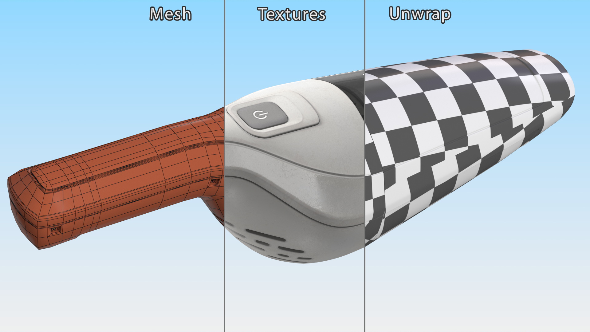 Used Handheld Vacuum Black and Decker Dustbuster NVB115JL 3D
