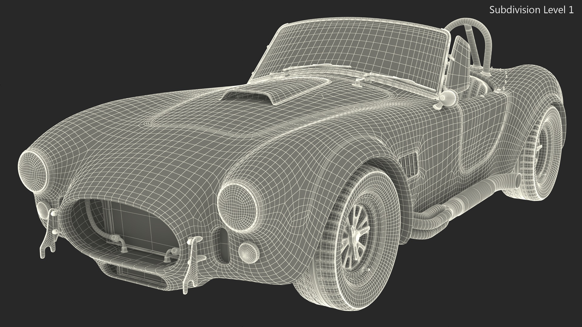 3D Racing Retro Car