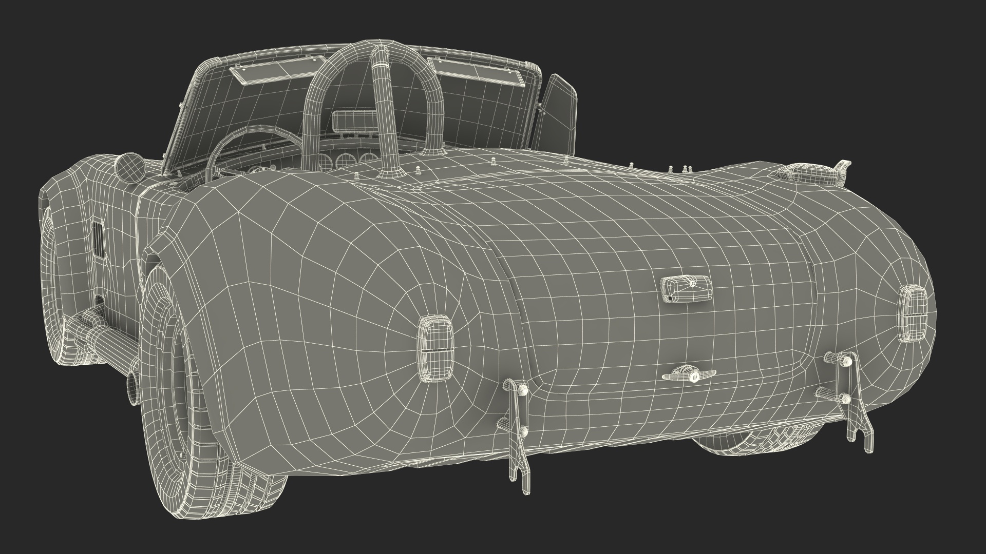3D Racing Retro Car
