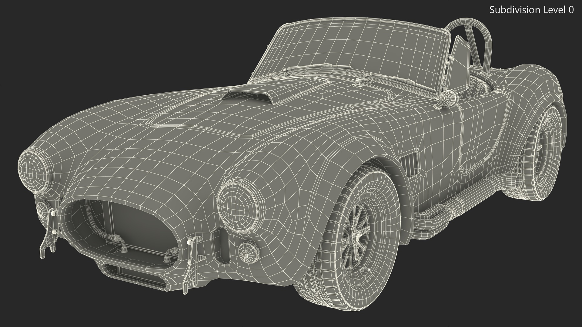 3D Racing Retro Car