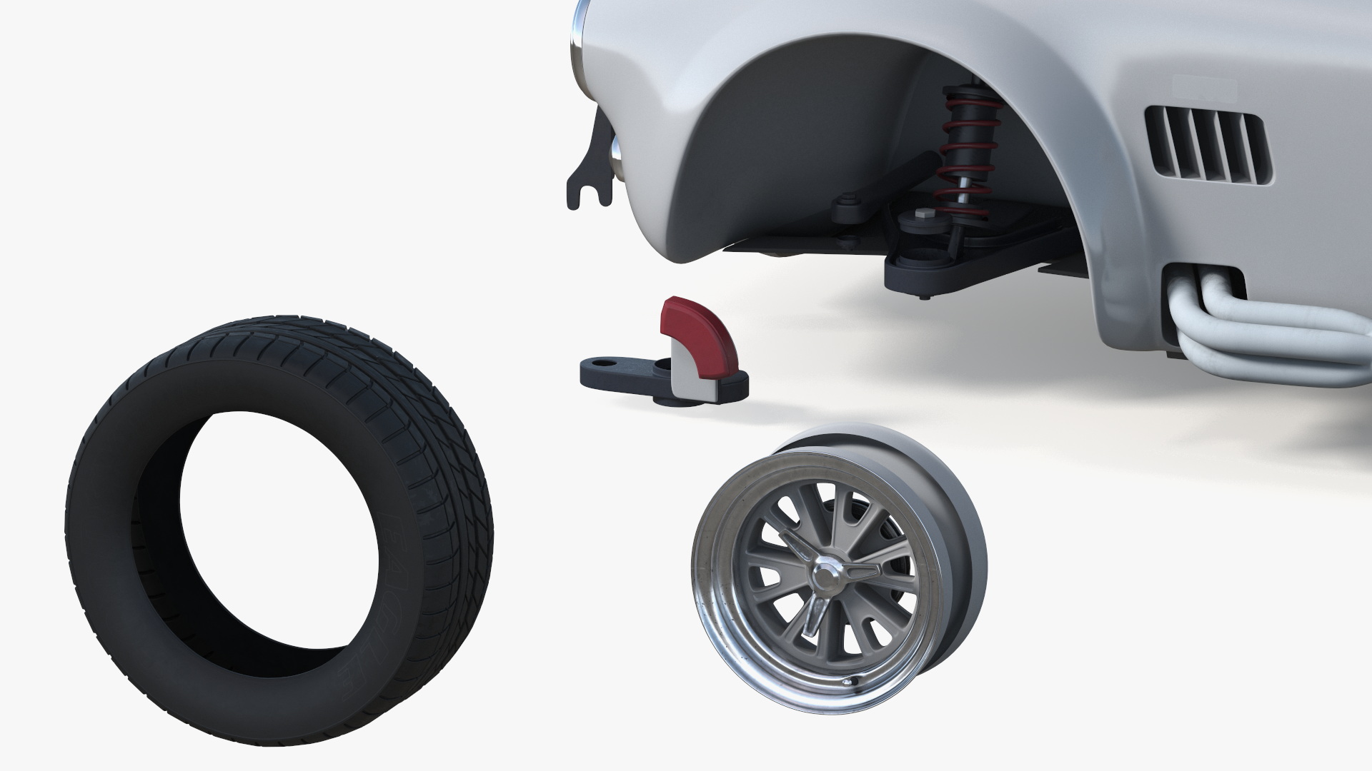 3D Racing Retro Car