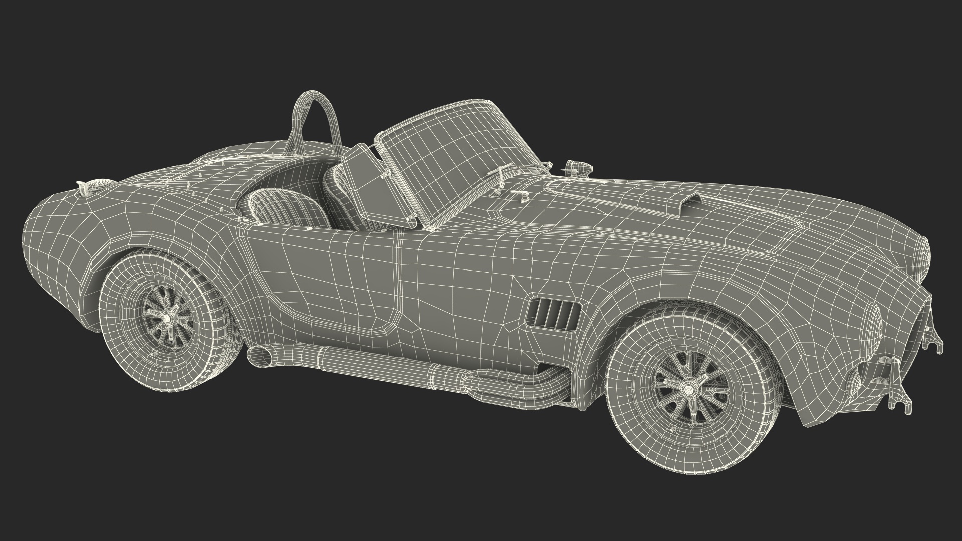 3D Racing Retro Car