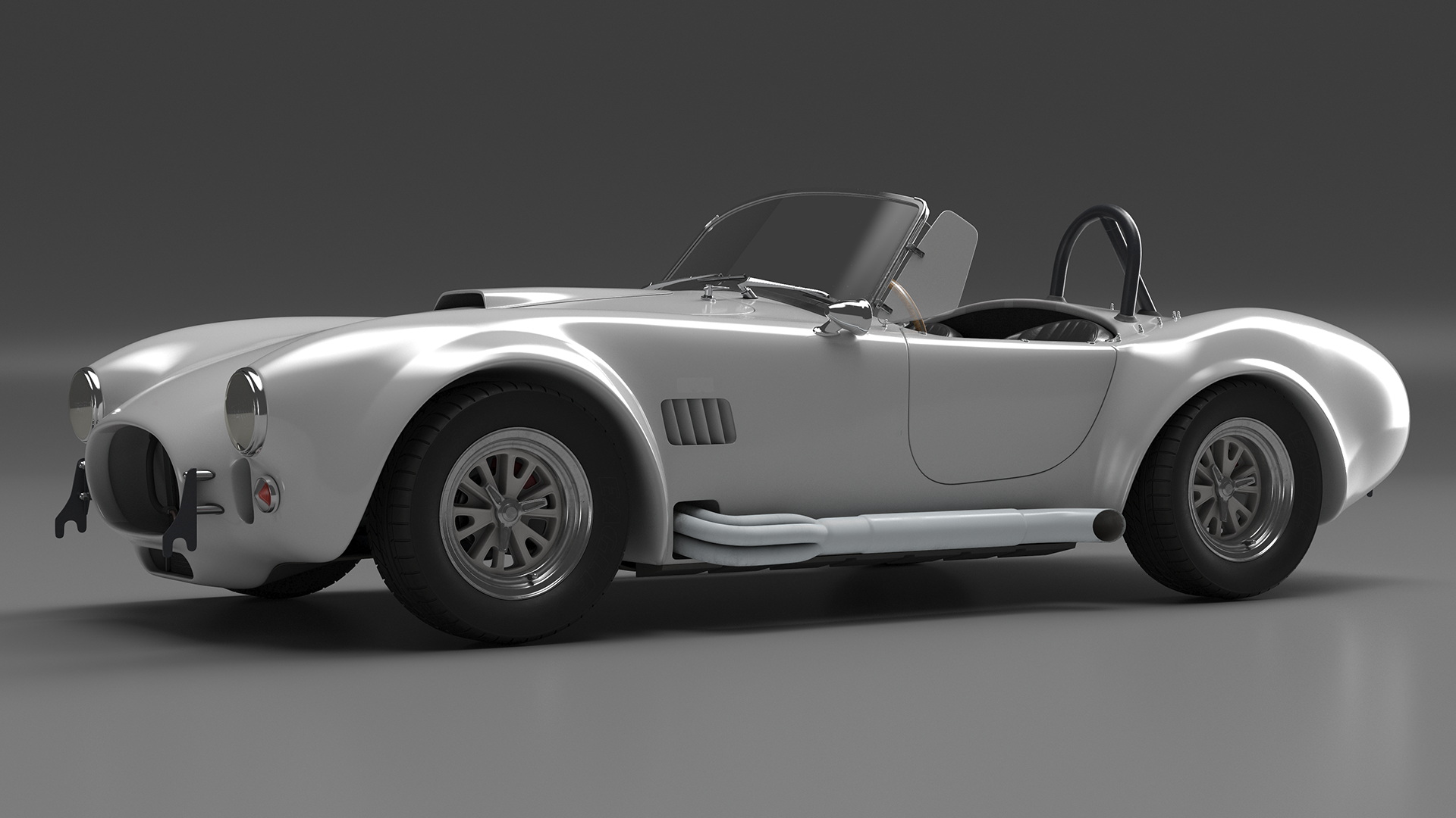 3D Racing Retro Car