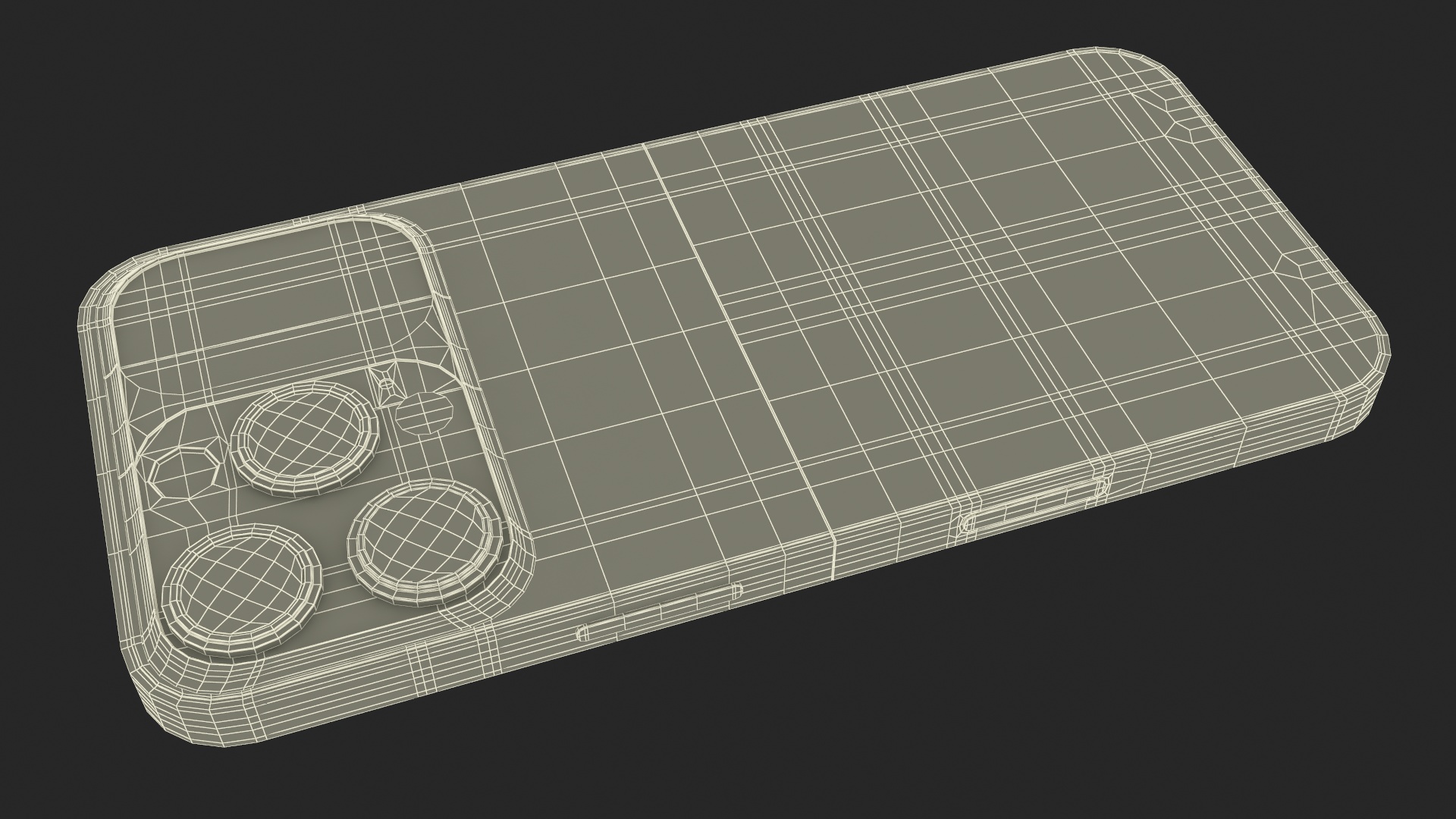 Apple iPhone Flip Silver 3D model
