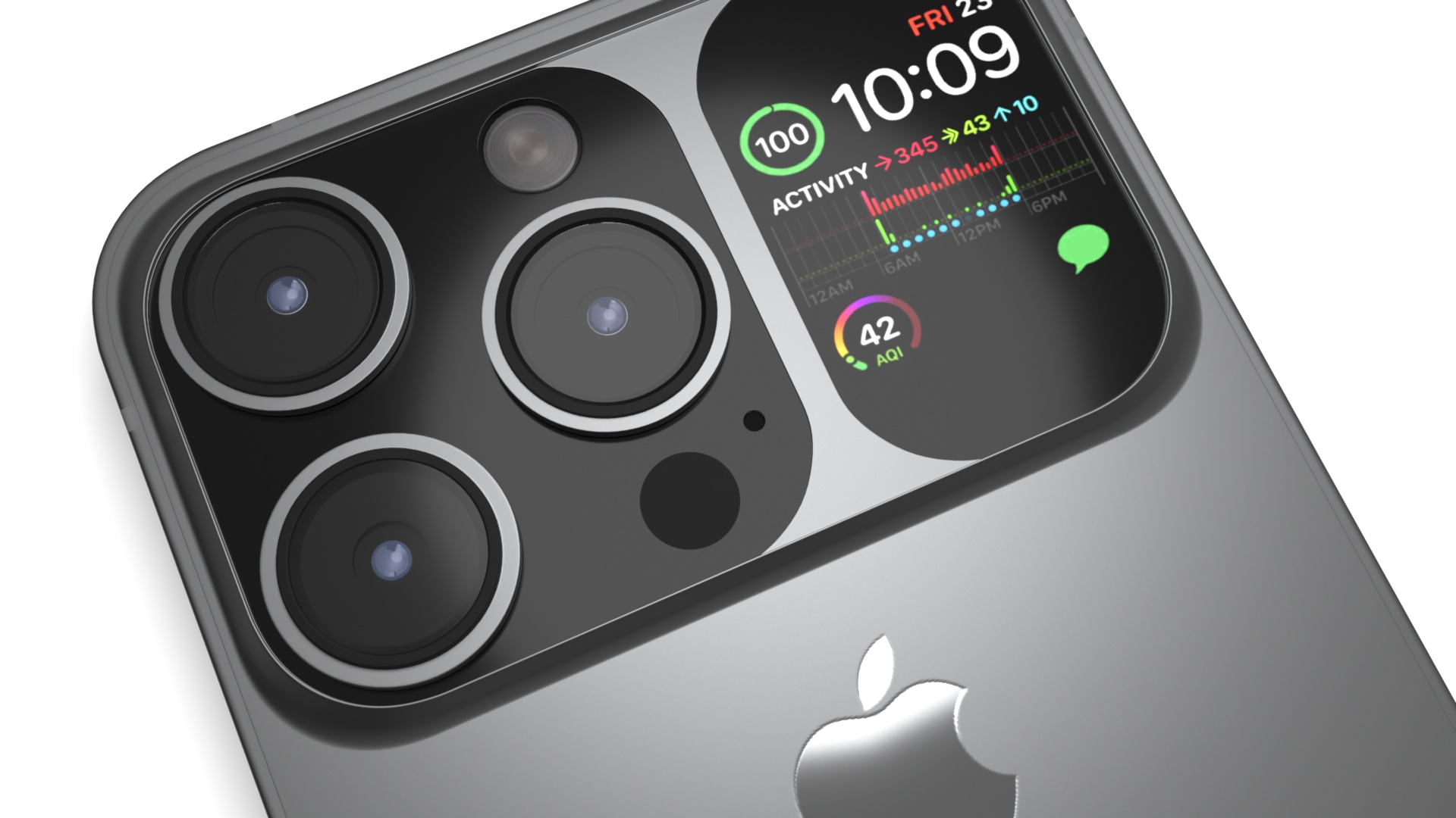 Apple iPhone Flip Silver 3D model