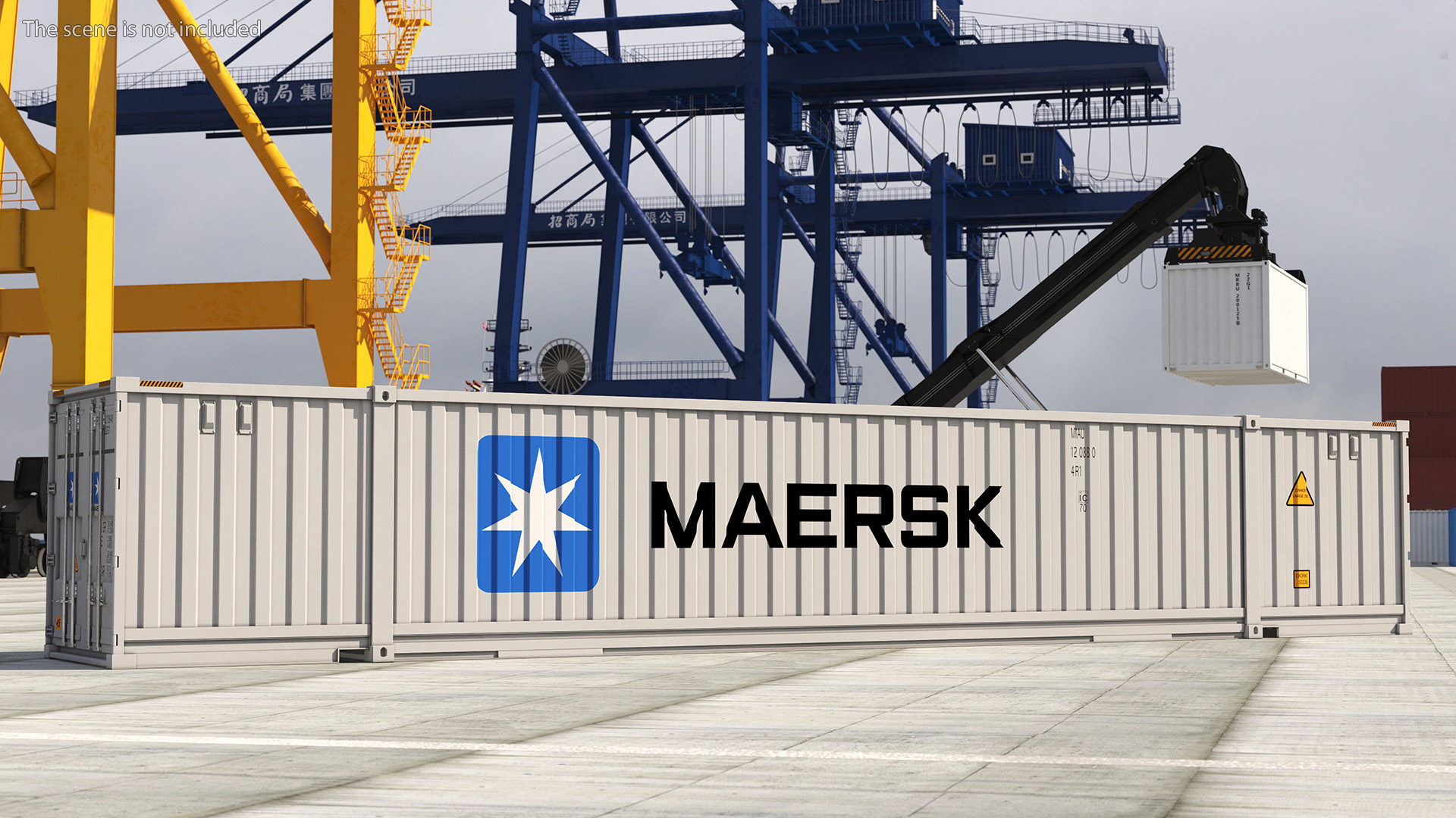 53 Foot High Cube Container 3D