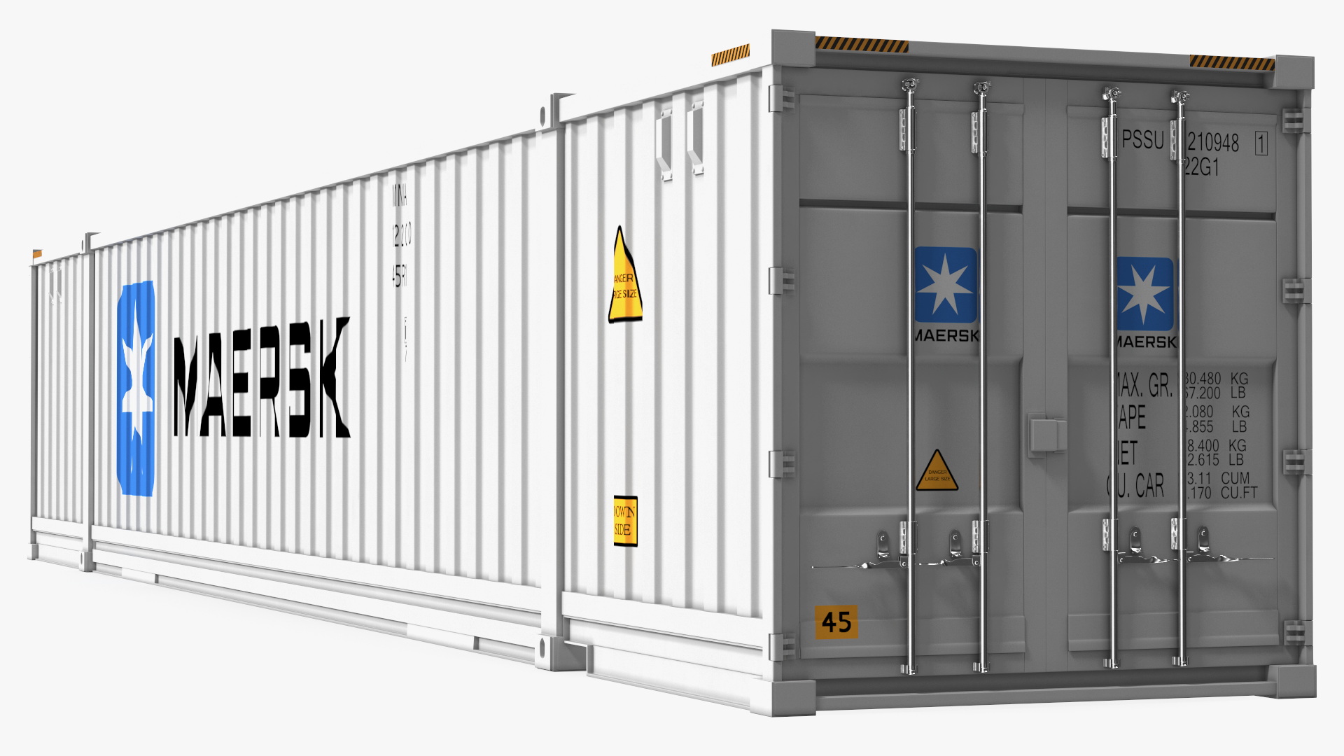 53 Foot High Cube Container 3D