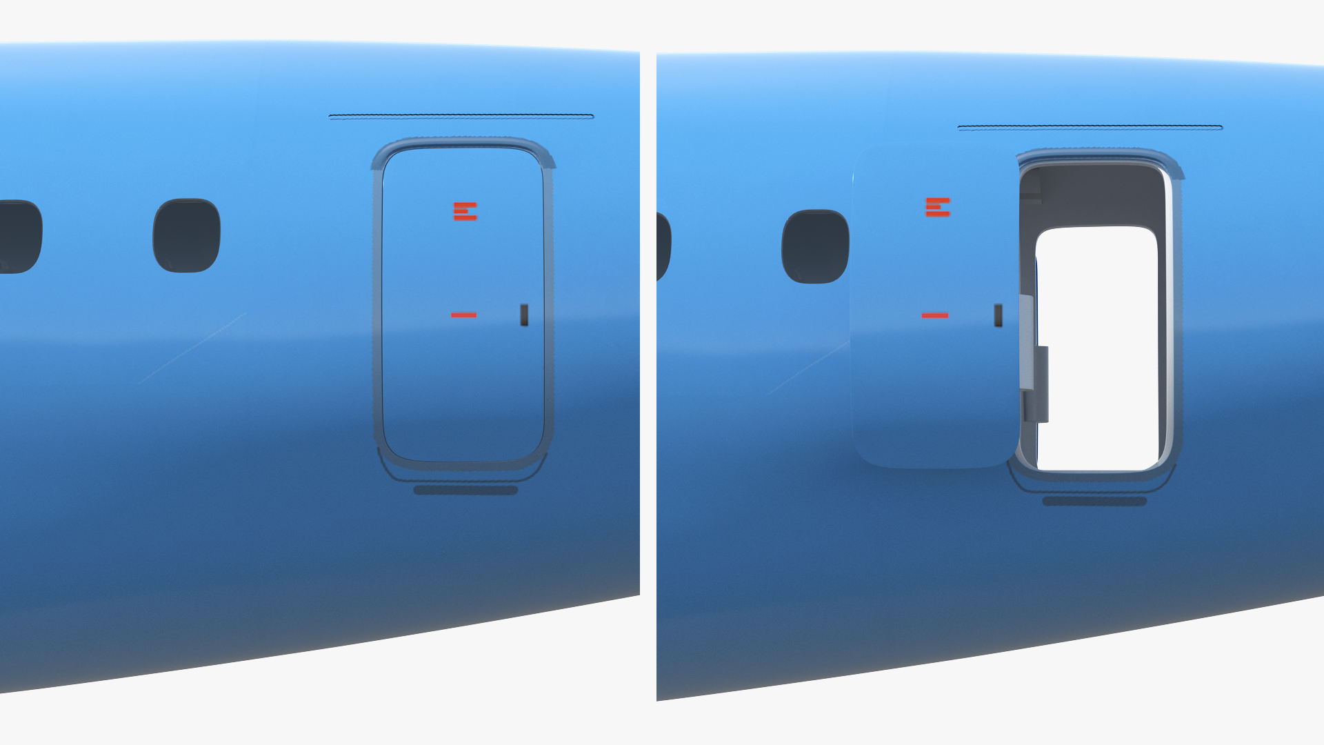 Commercial Airliner Generic Rigged 3D model