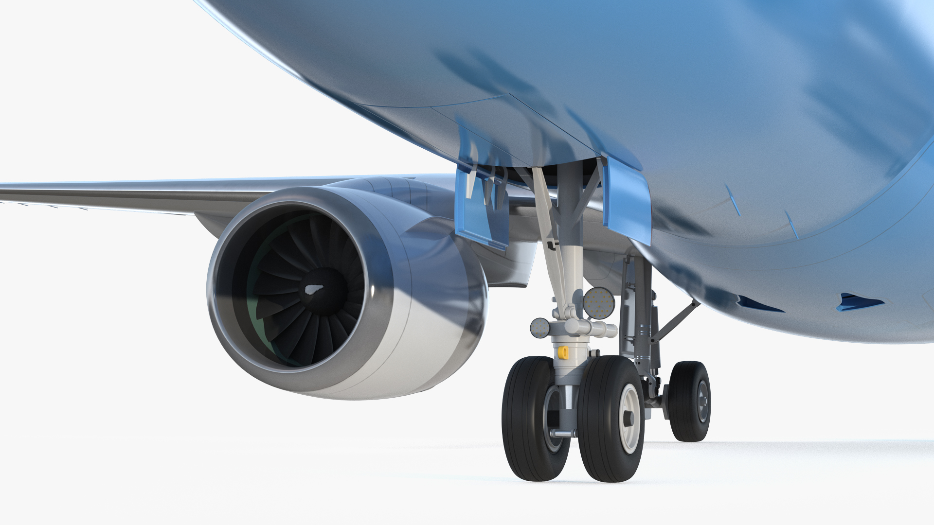 Commercial Airliner Generic Rigged 3D model