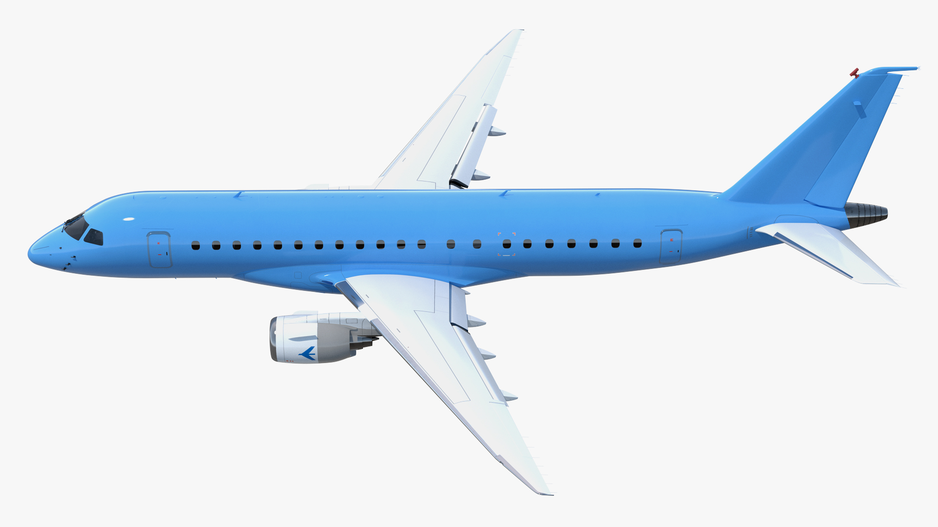 Commercial Airliner Generic Rigged 3D model