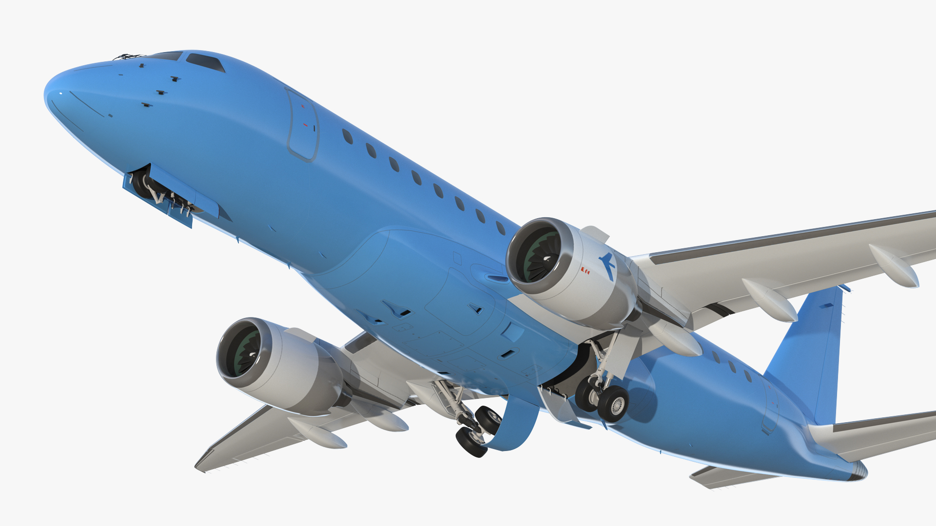 Commercial Airliner Generic Rigged 3D model