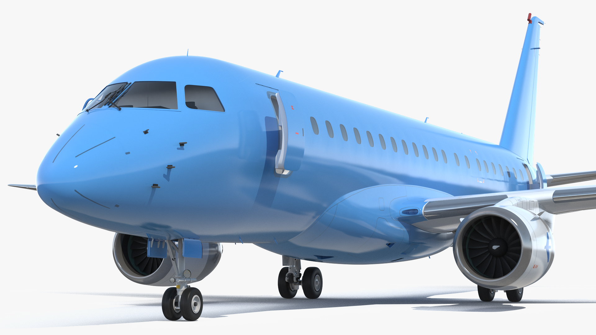 Commercial Airliner Generic Rigged 3D model
