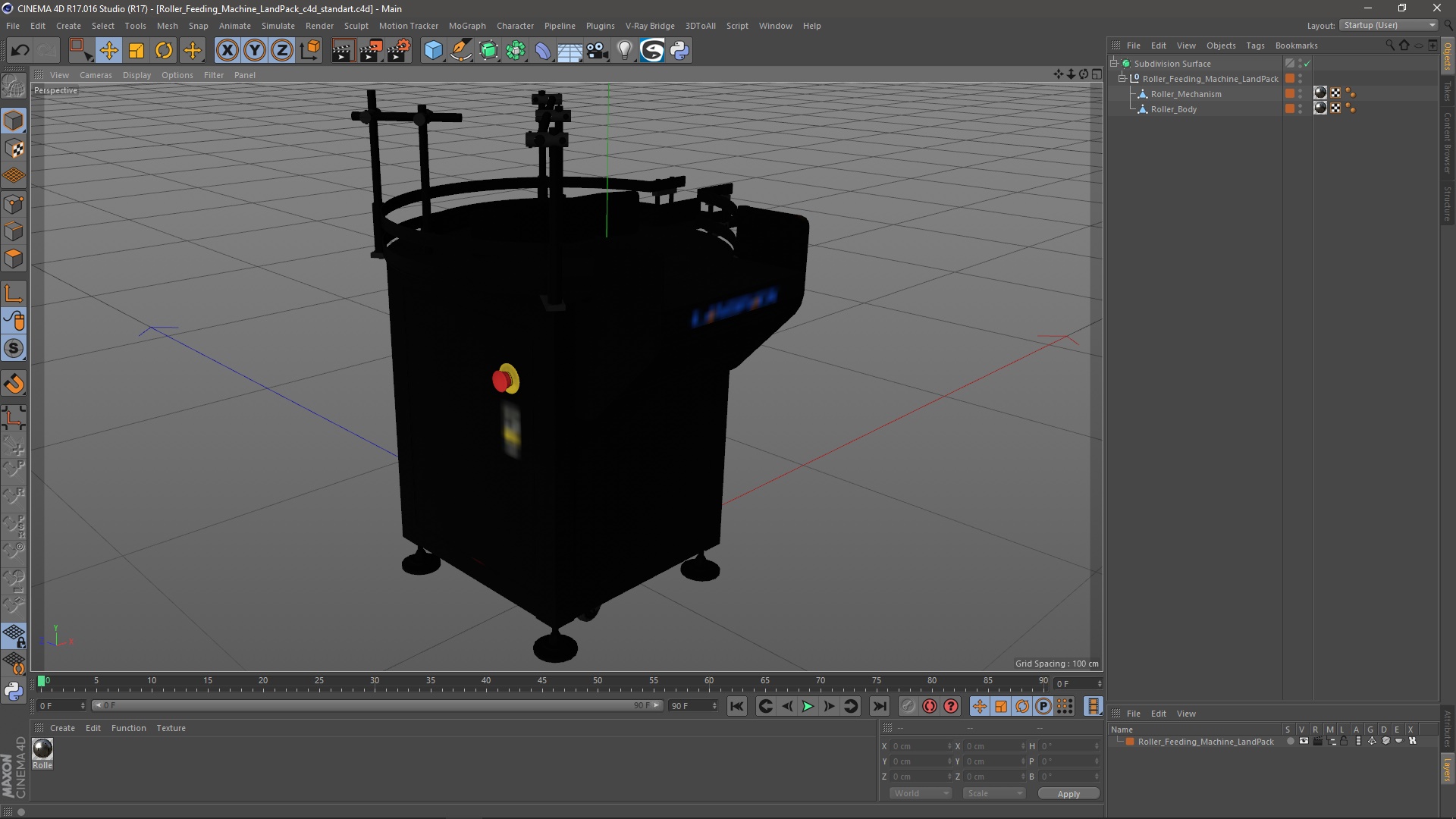 3D Roller Feeding Machine LandPack