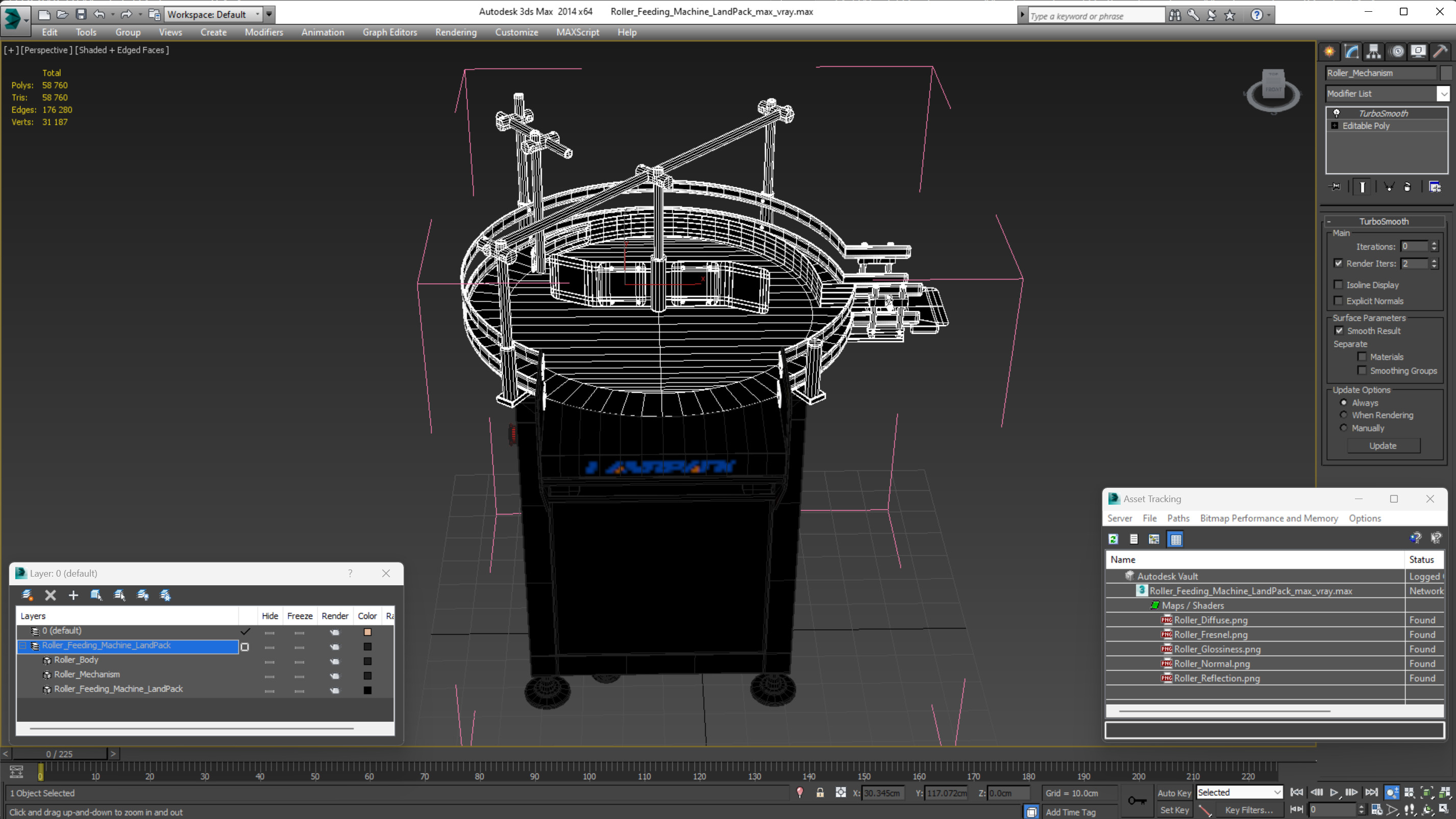 3D Roller Feeding Machine LandPack