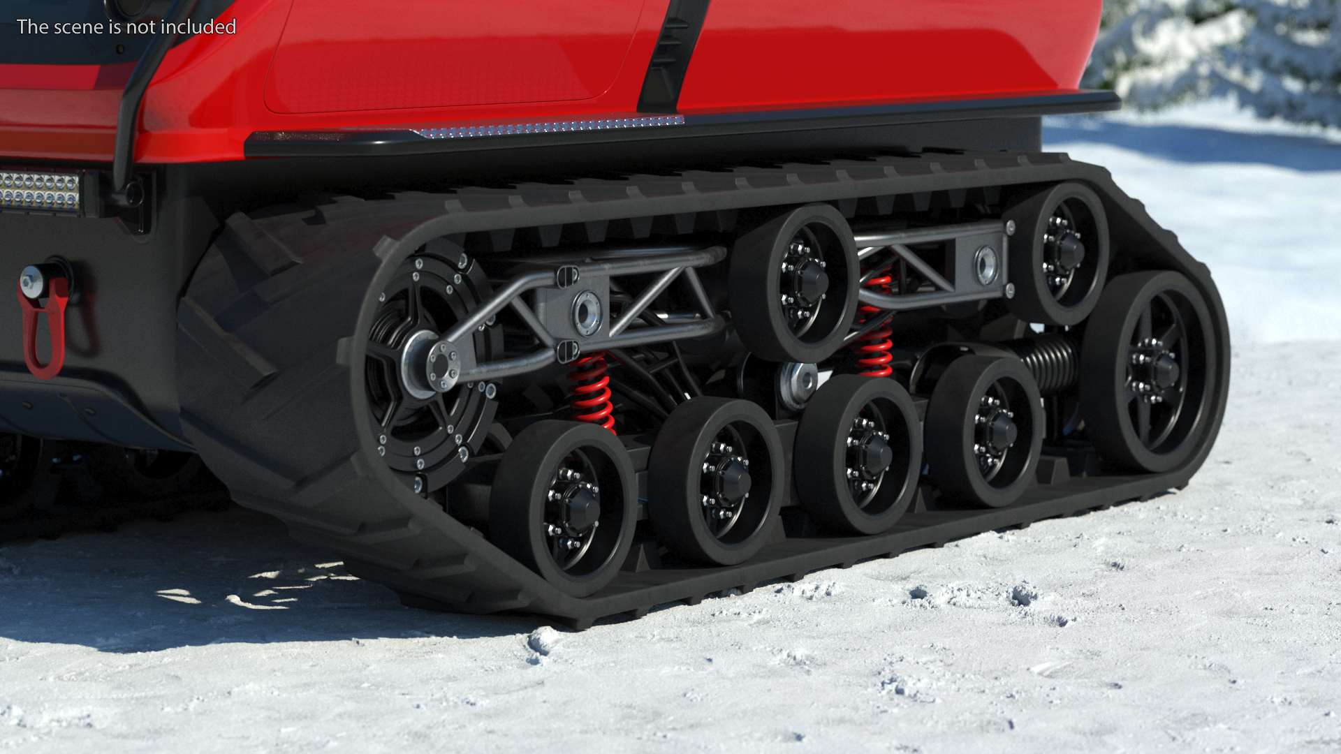 3D Polar Engine Track model