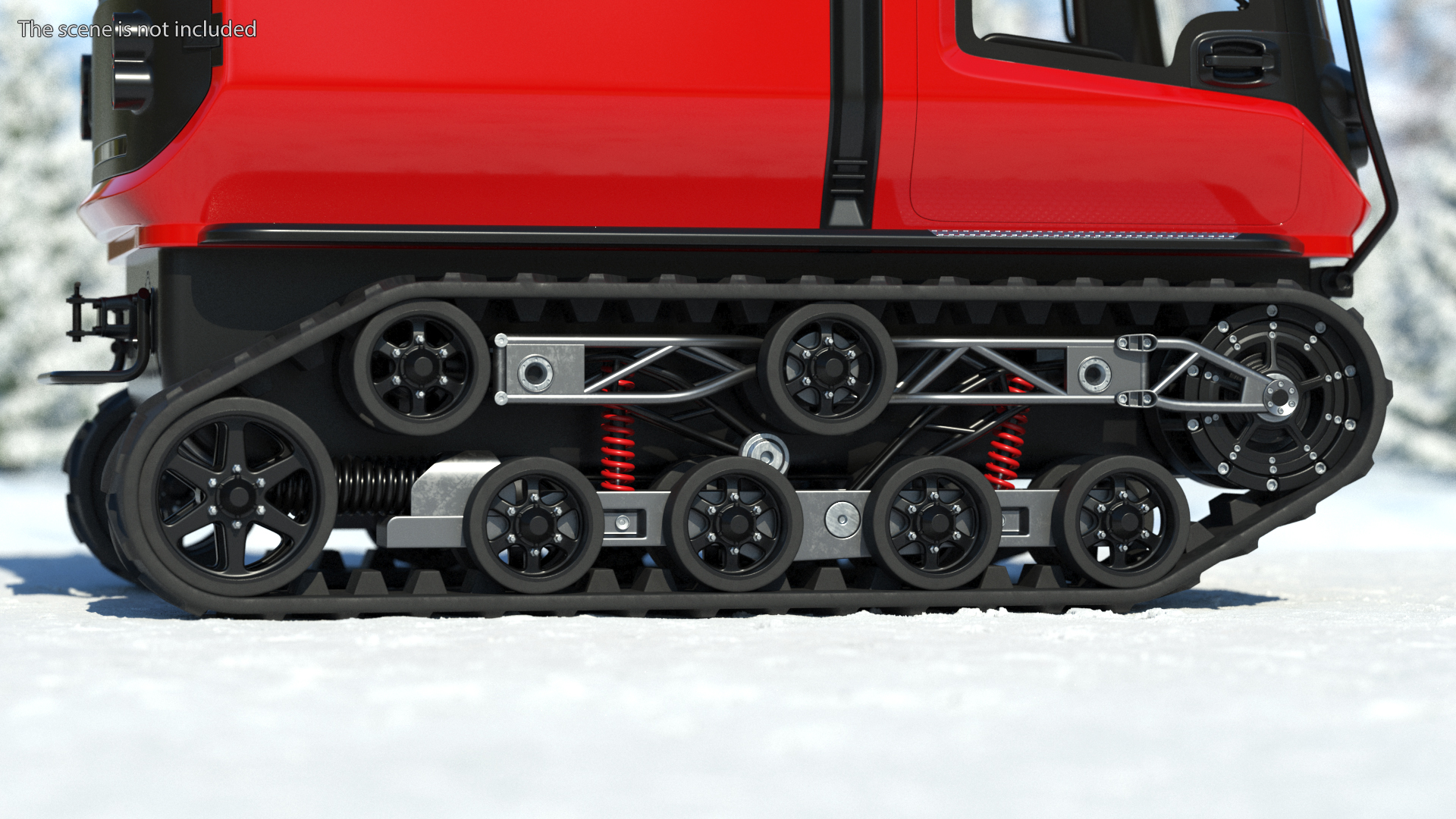 3D Polar Engine Track model