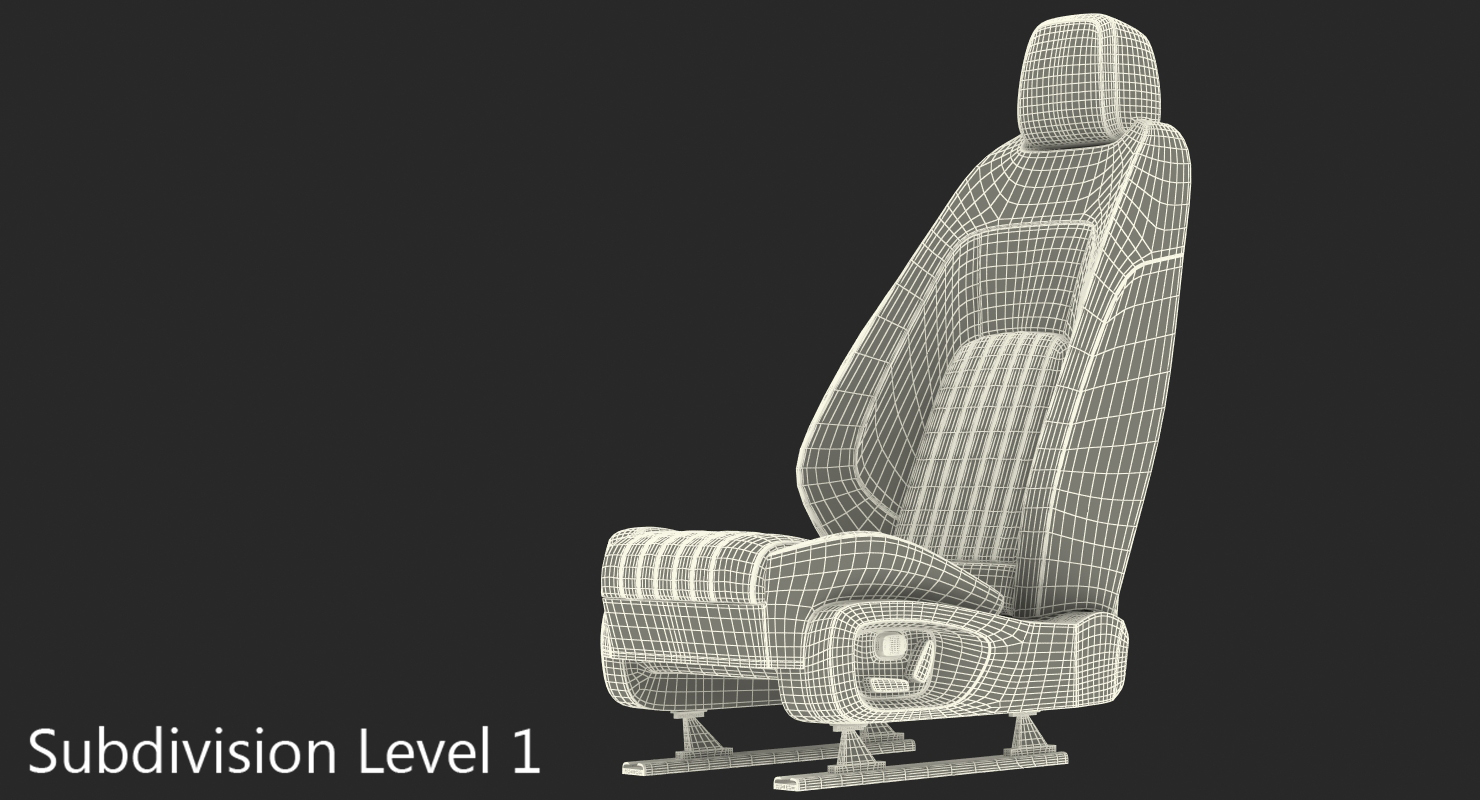 Jaguar Front Seat 3D