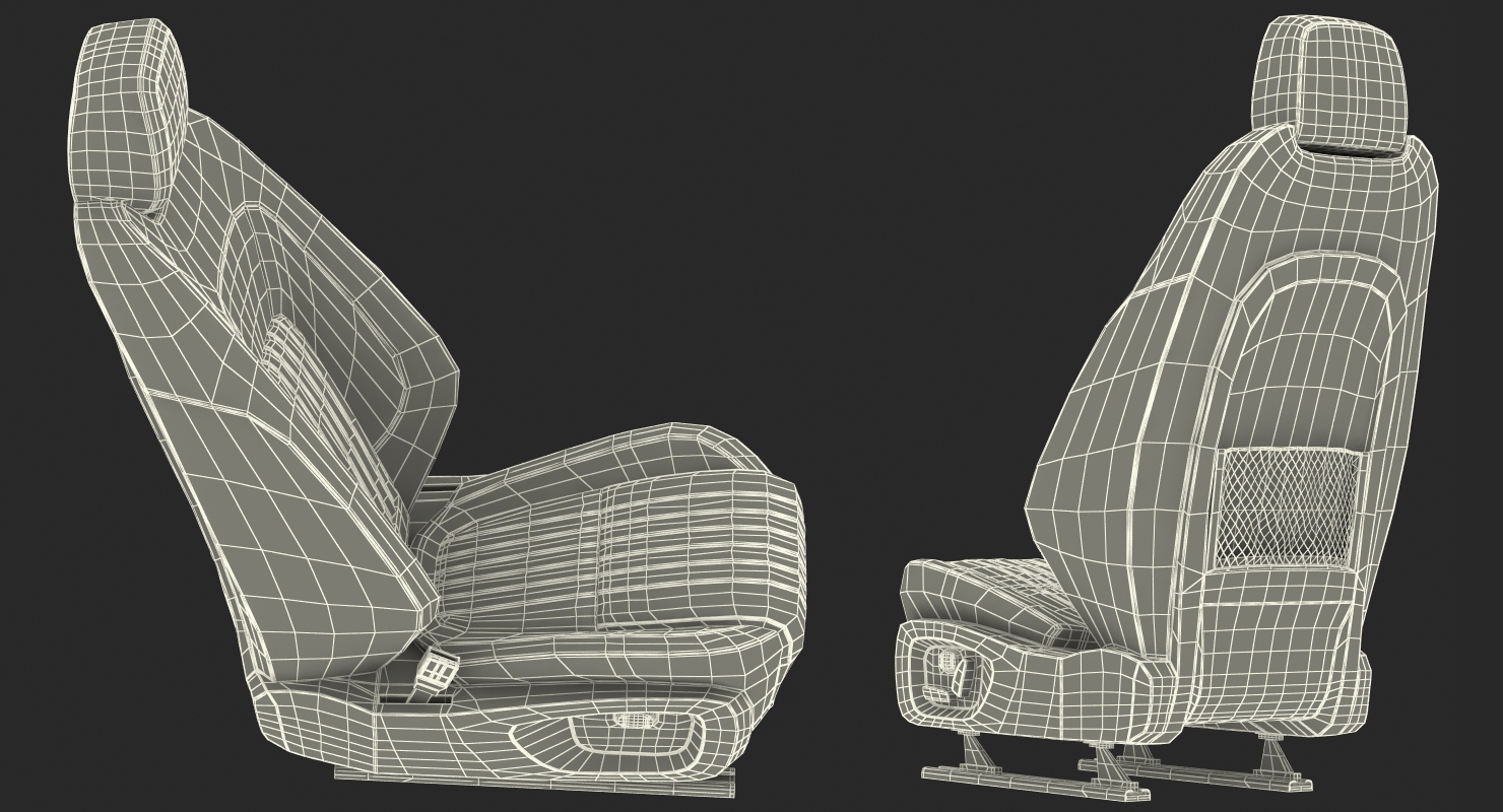 Jaguar Front Seat 3D