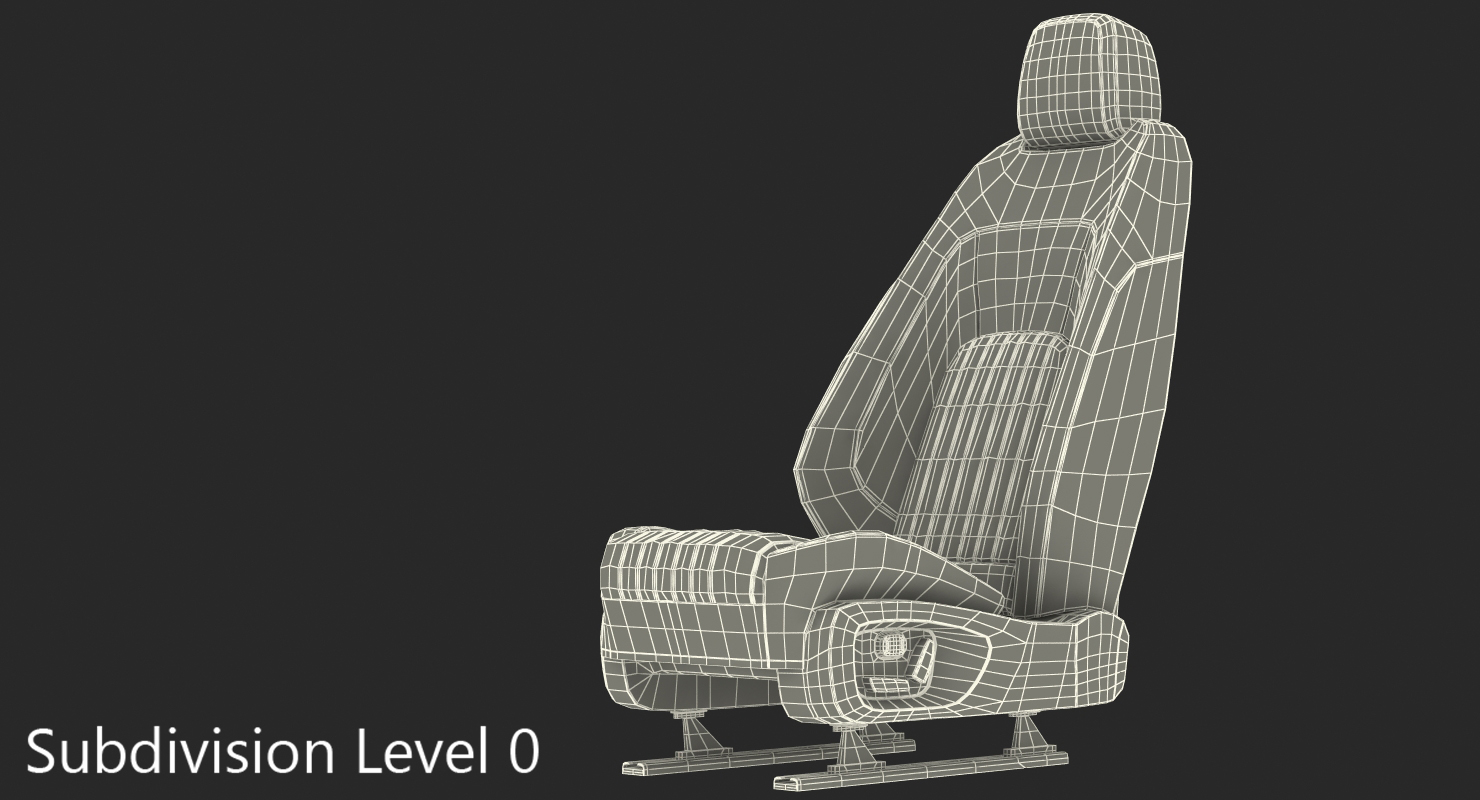 Jaguar Front Seat 3D