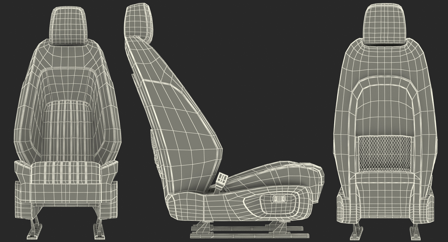 Jaguar Front Seat 3D