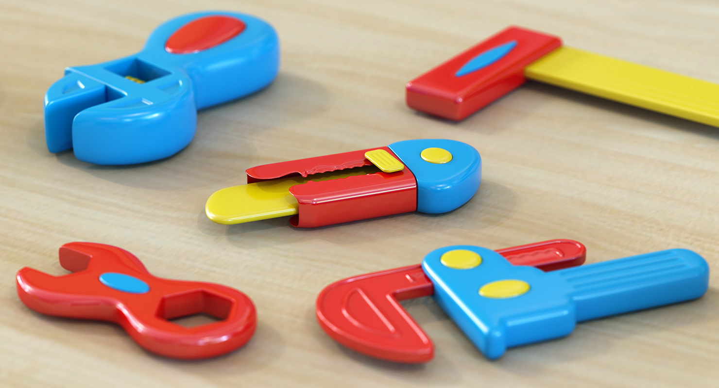 Toy Knife 3D model