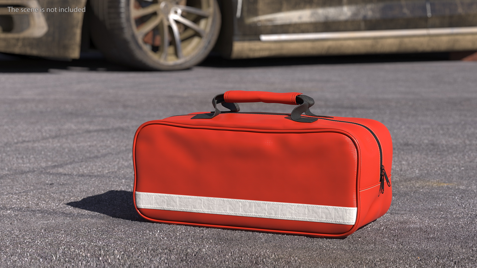 3D First Secure Car Travel Kit Bag Closed model