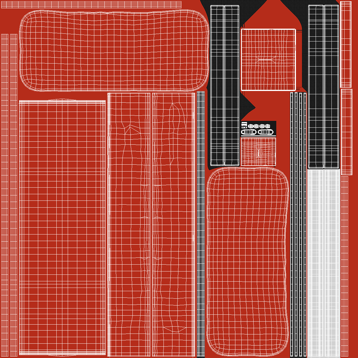3D First Secure Car Travel Kit Bag Closed model