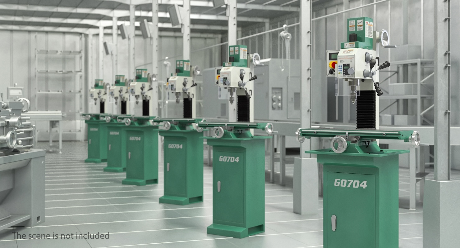 3D Corded Milling Machine Grizzly G0704