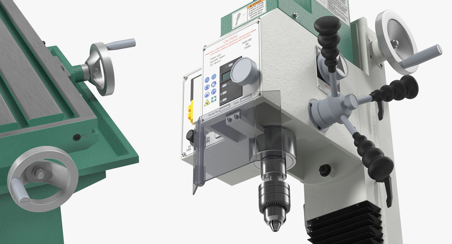 3D Corded Milling Machine Grizzly G0704