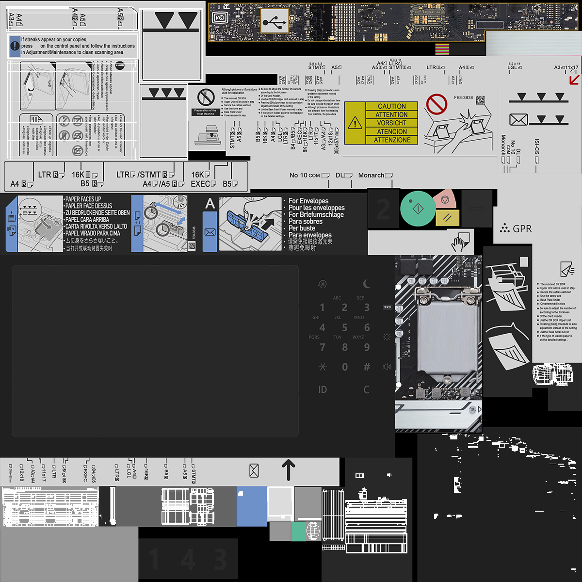 3D Optional Scanner for Laser MFP Black