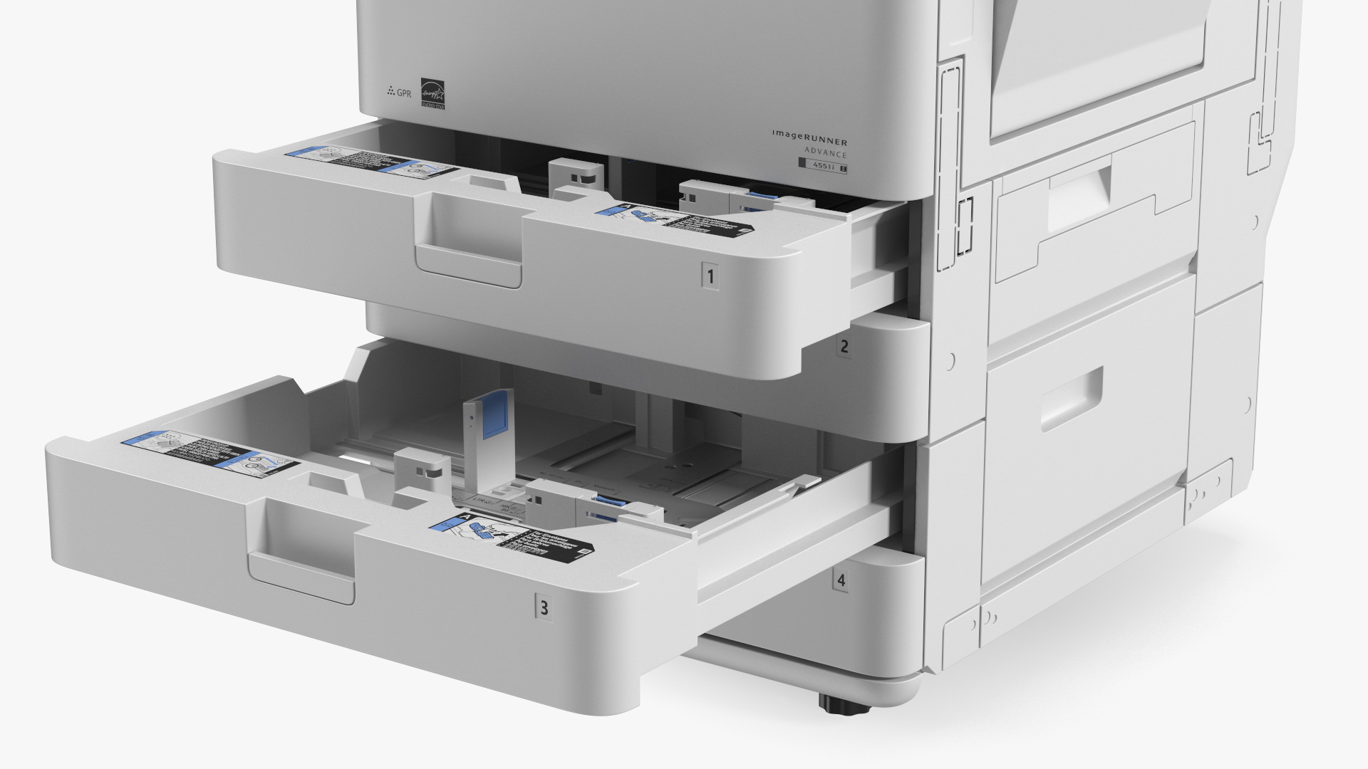 MFP Canon ImageRUNNER ADVANCE 4551i II with Paper Deck Unit F1 3D