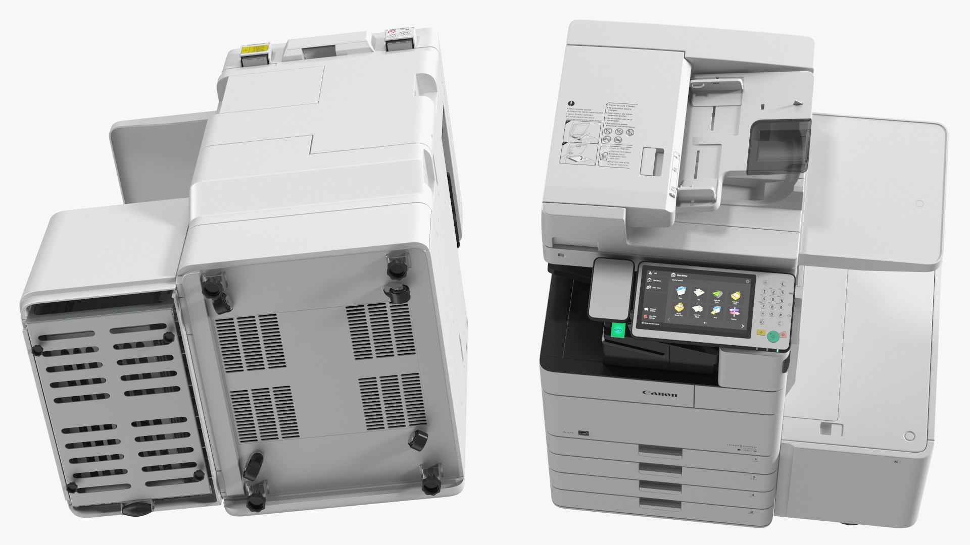 MFP Canon ImageRUNNER ADVANCE 4551i II with Paper Deck Unit F1 3D