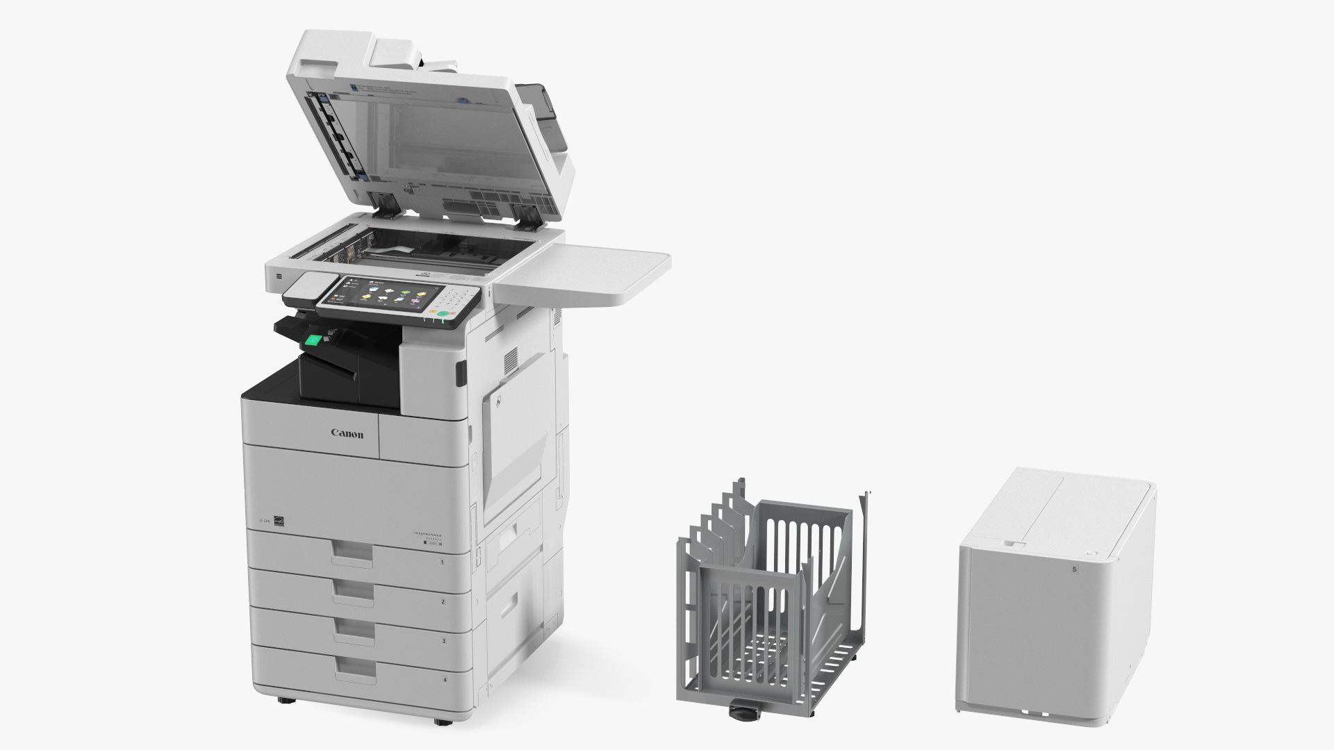 MFP Canon ImageRUNNER ADVANCE 4551i II with Paper Deck Unit F1 3D