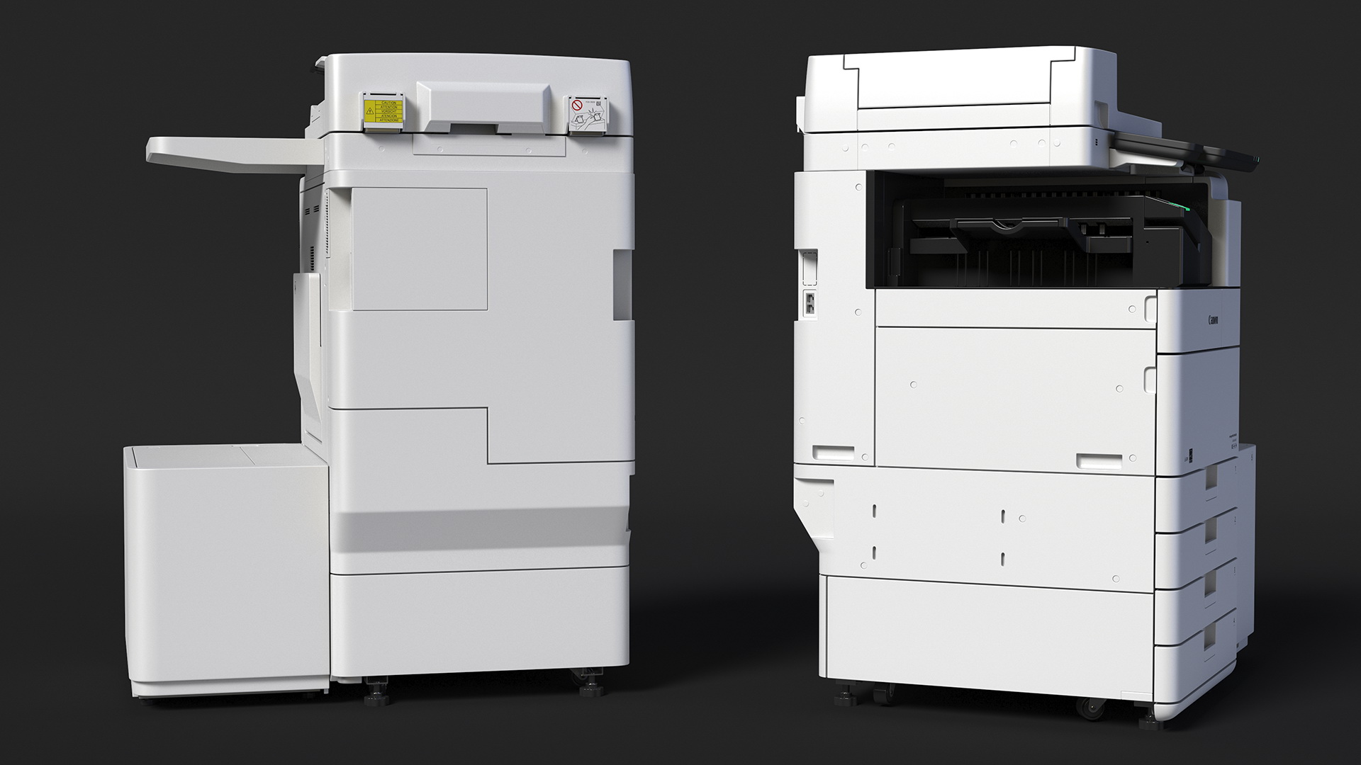 MFP Canon ImageRUNNER ADVANCE 4551i II with Paper Deck Unit F1 3D