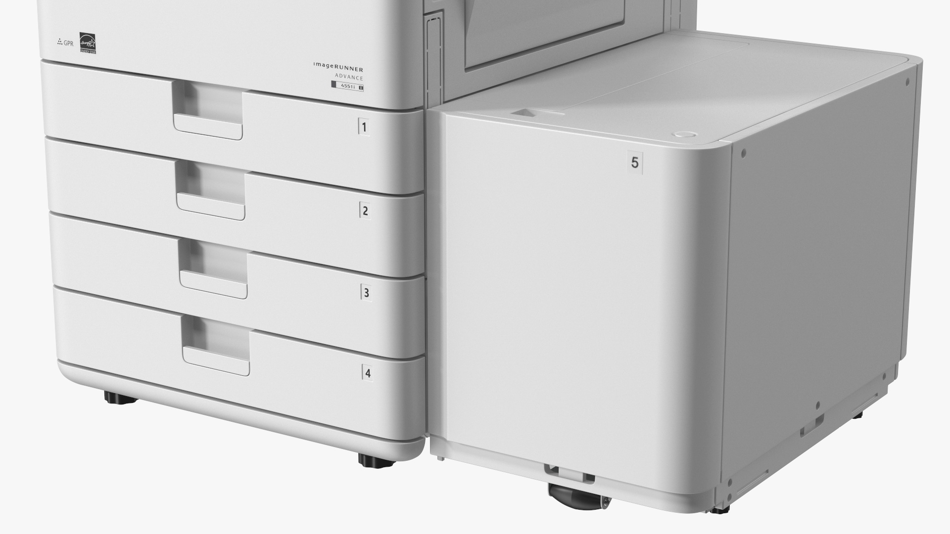 MFP Canon ImageRUNNER ADVANCE 4551i II with Paper Deck Unit F1 3D