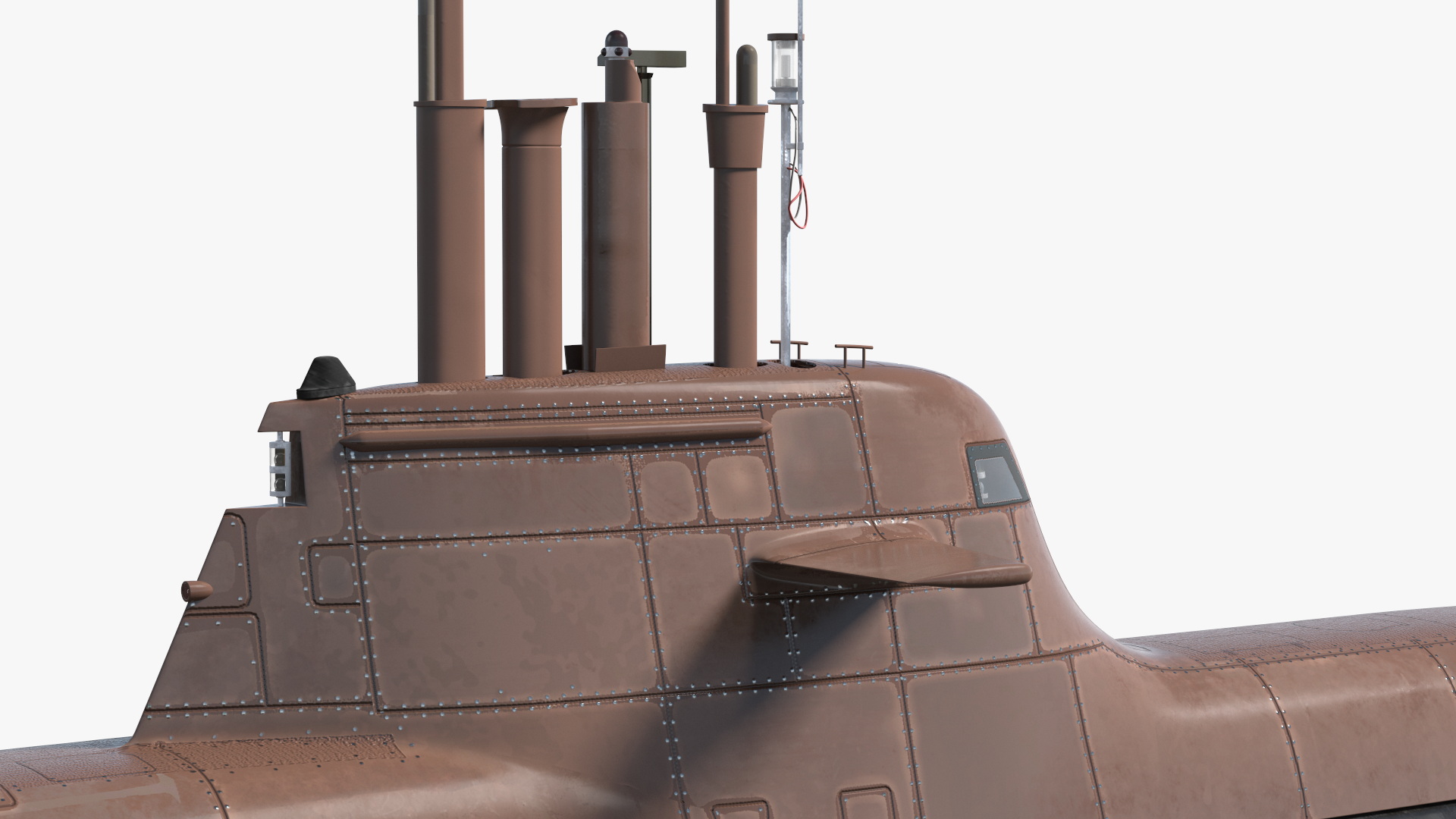 3D HDW Class 212A Submarine Wet model