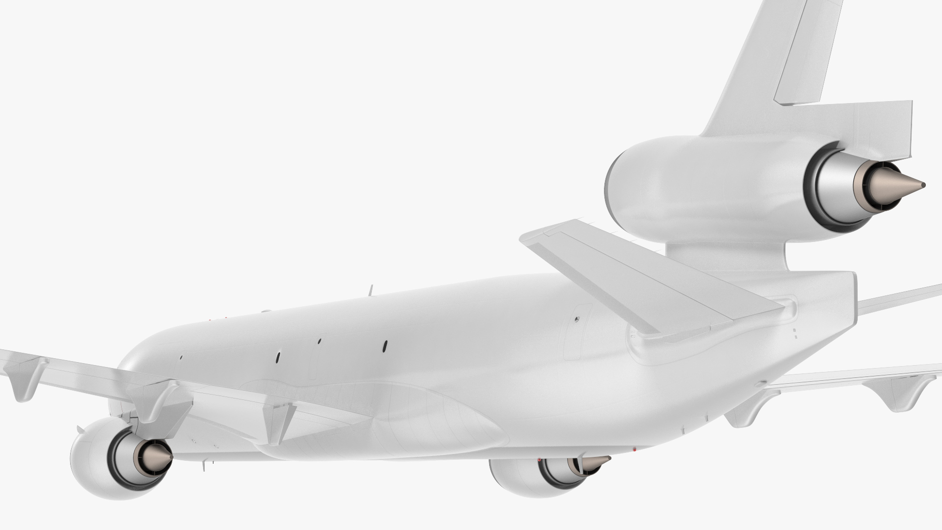 3D McDonnell Douglas MD11 Tri Jet Wide Body Airliner Flight