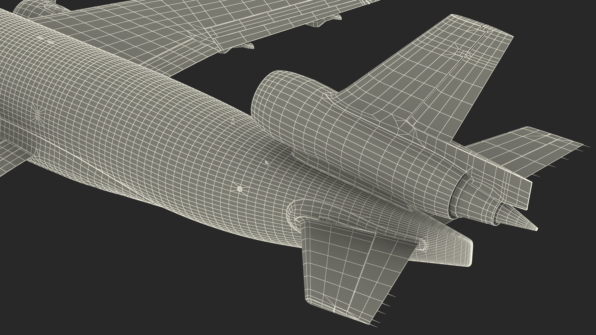 3D McDonnell Douglas MD11 Tri Jet Wide Body Airliner Flight