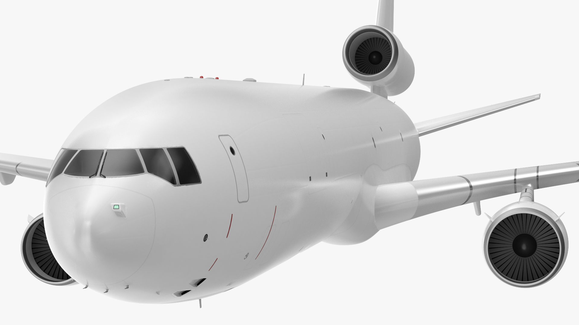 3D McDonnell Douglas MD11 Tri Jet Wide Body Airliner Flight