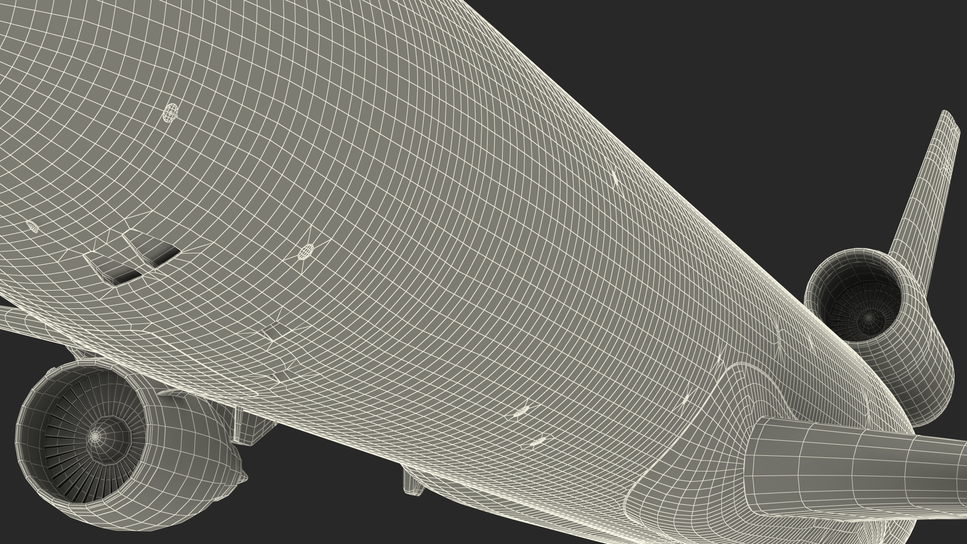 3D McDonnell Douglas MD11 Tri Jet Wide Body Airliner Flight