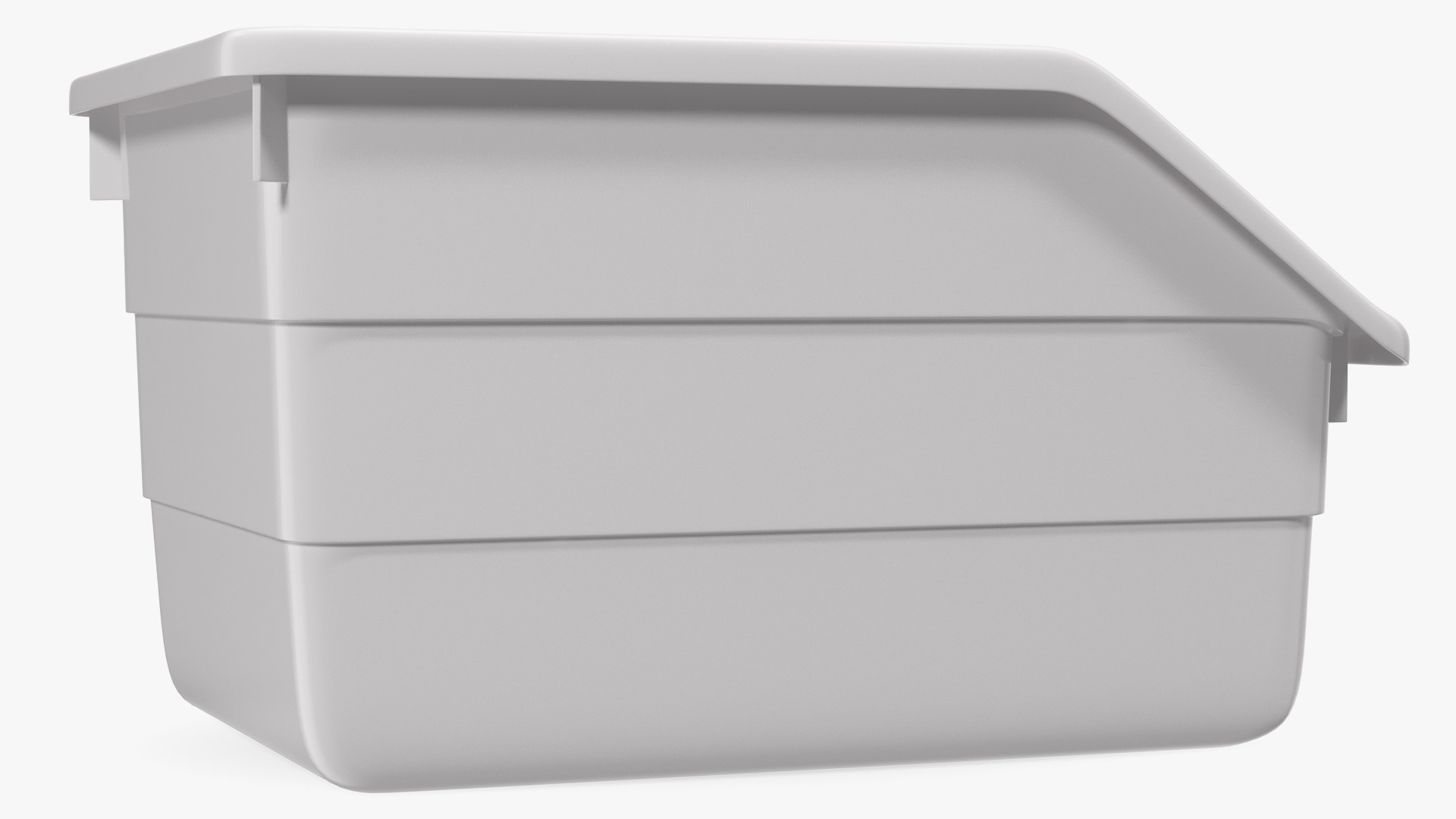 3D model White Plastic Storage Bin