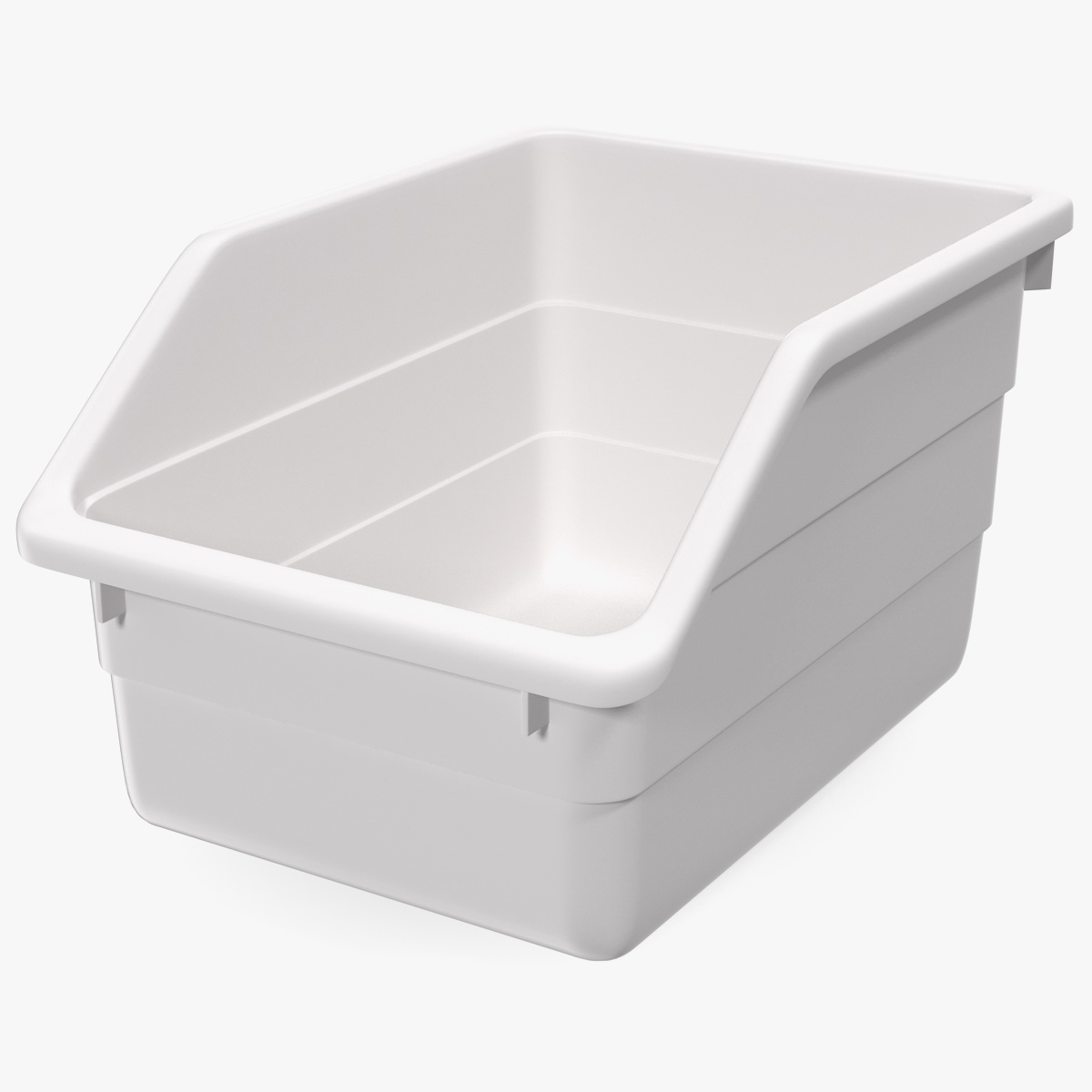 3D model White Plastic Storage Bin