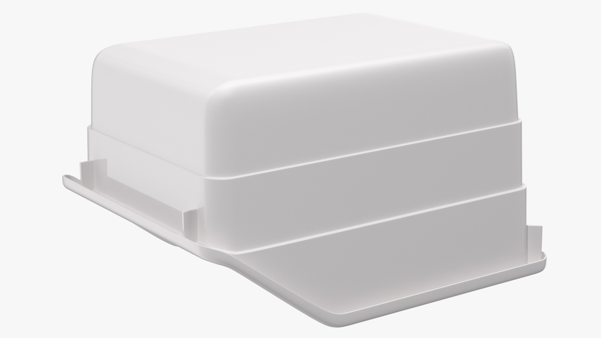 3D model White Plastic Storage Bin