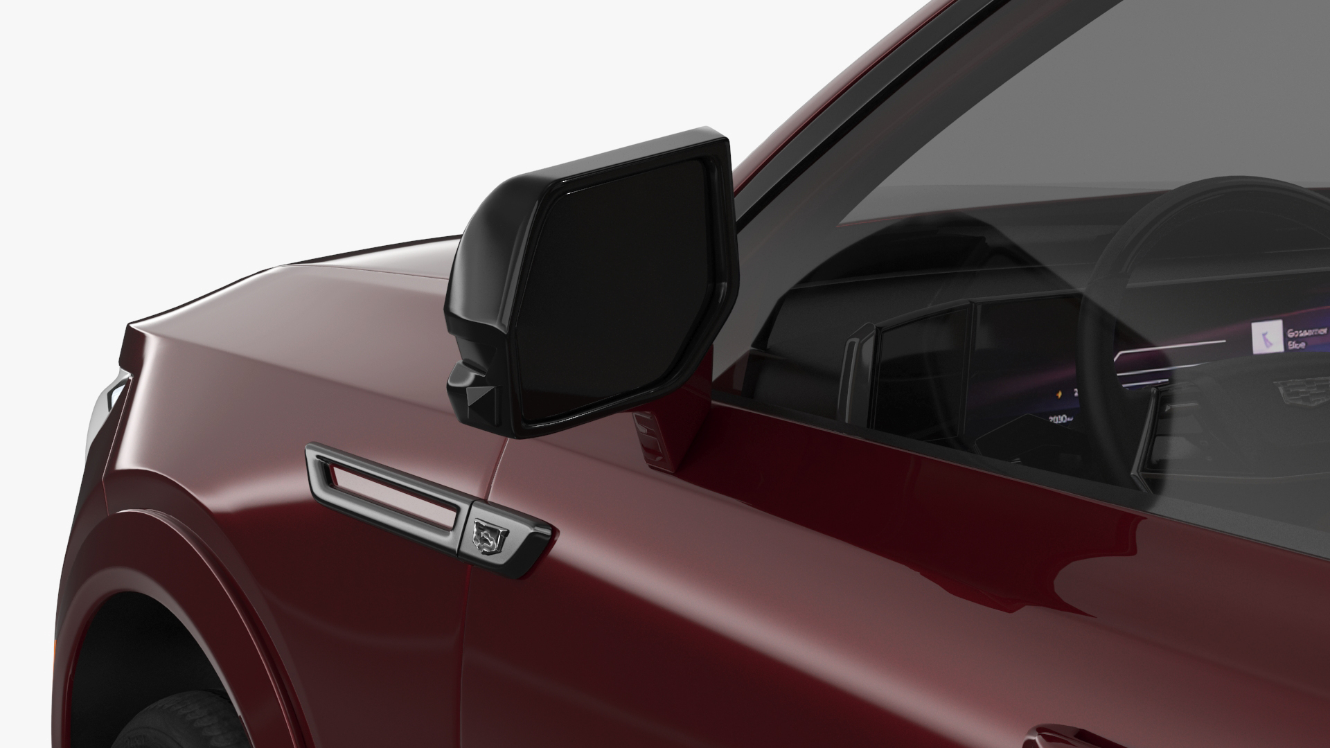 3D model Electric 2025 Cadillac Escalade IQ Black Cherry Tincoat
