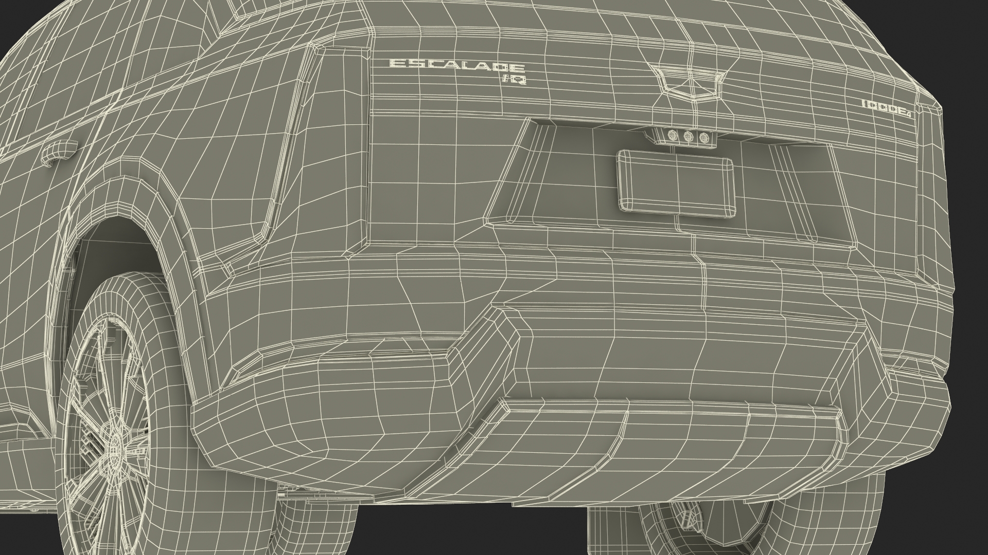 3D model Electric 2025 Cadillac Escalade IQ Black Cherry Tincoat