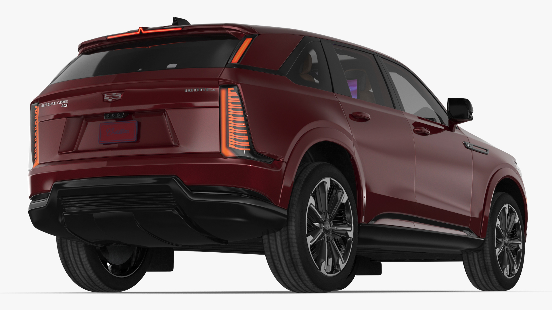 3D model Electric 2025 Cadillac Escalade IQ Black Cherry Tincoat