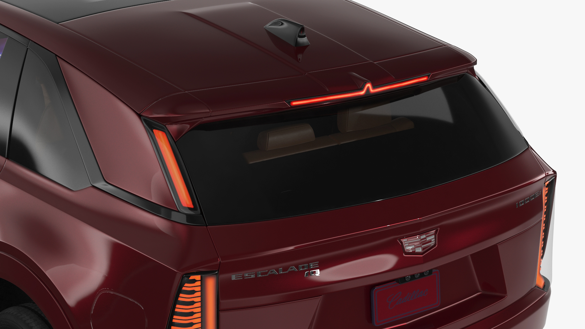 3D model Electric 2025 Cadillac Escalade IQ Black Cherry Tincoat