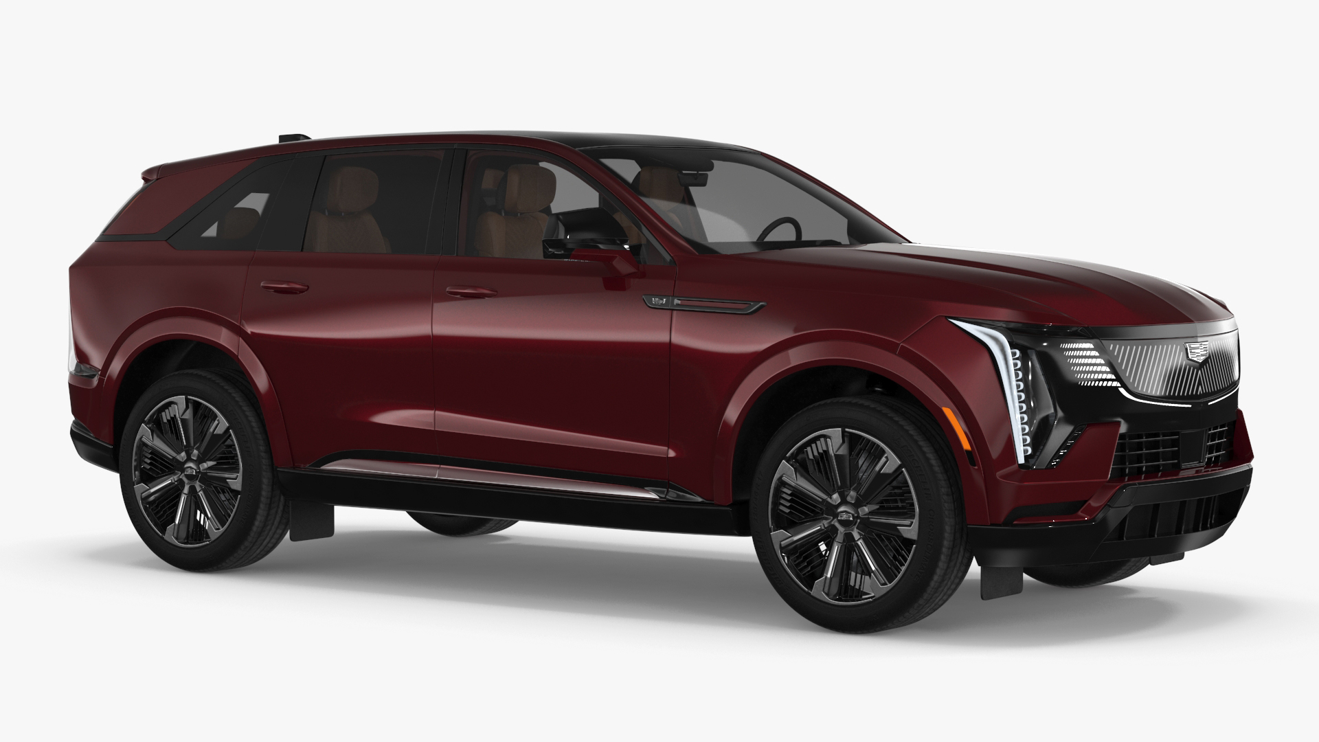 3D model Electric 2025 Cadillac Escalade IQ Black Cherry Tincoat