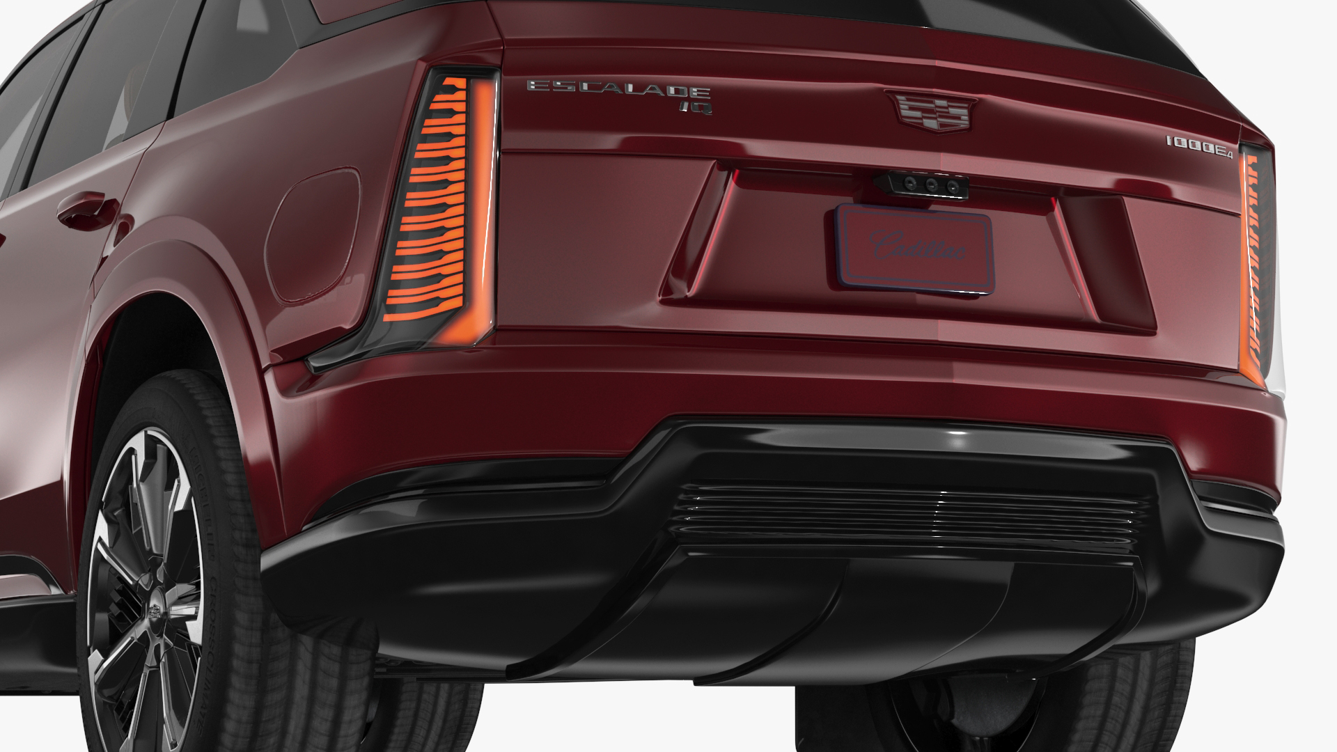 3D model Electric 2025 Cadillac Escalade IQ Black Cherry Tincoat