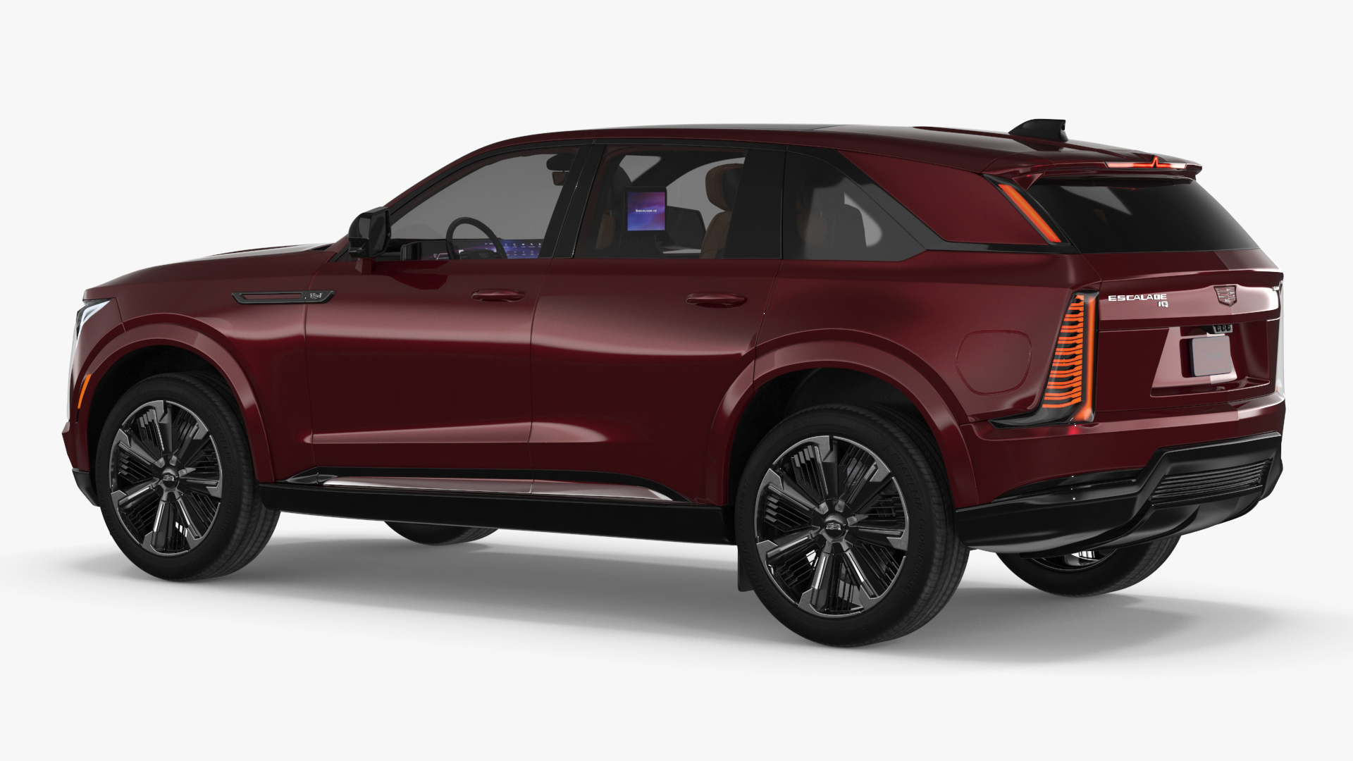 3D model Electric 2025 Cadillac Escalade IQ Black Cherry Tincoat